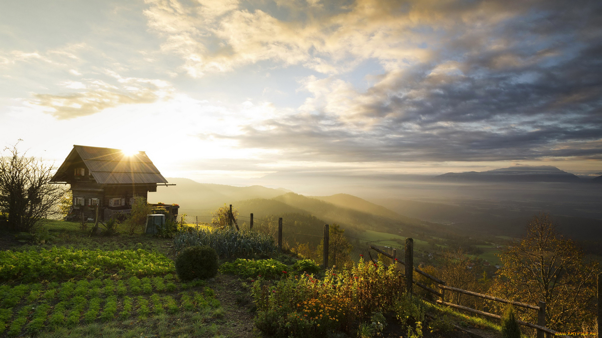 города, -, пейзажи, рассвет