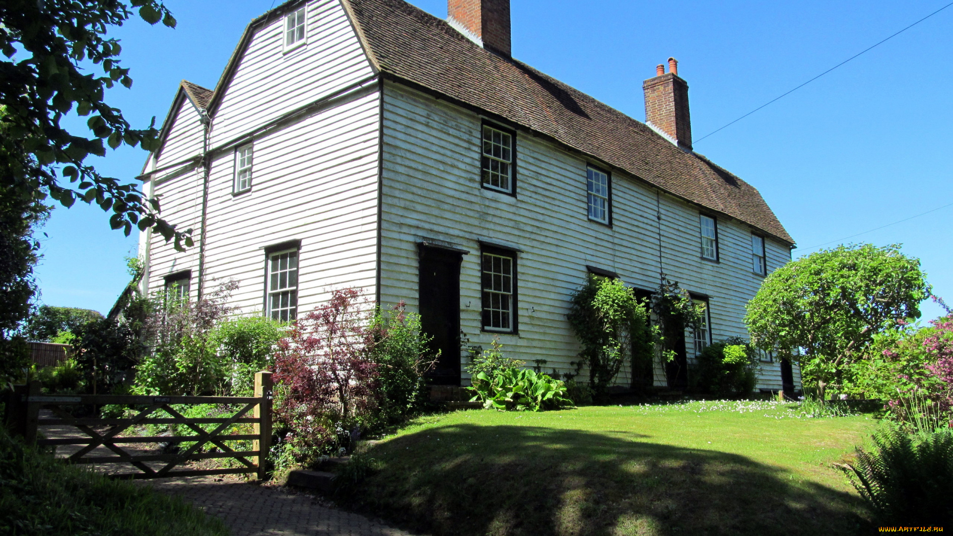 города, -, здания, , дома, коттедж