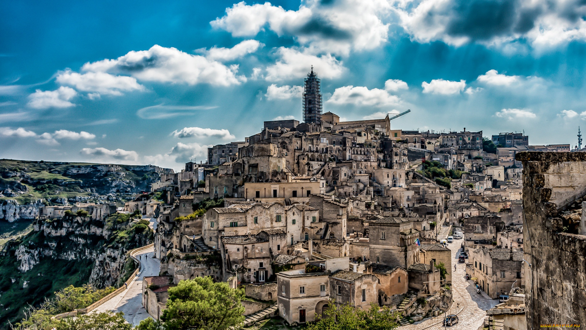 irsina, , italy, города, -, здания, , дома, дома, город, италия, регион, базиликата, облака, коммуна, небо, ирсина