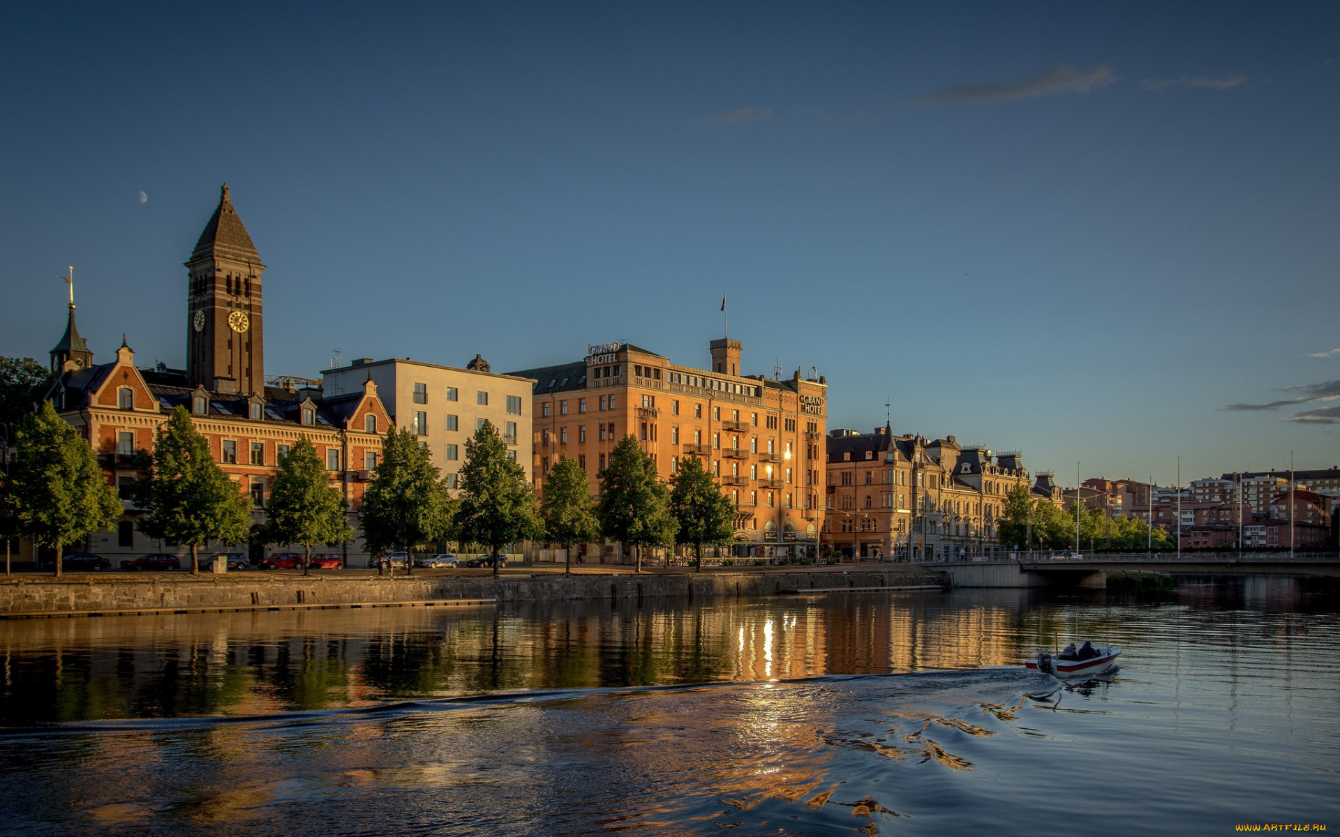 norrkoping, , sweden, города, -, улицы, , площади, , набережные, швеция, городской, вид, вечер, шведский, город, норрчепинг
