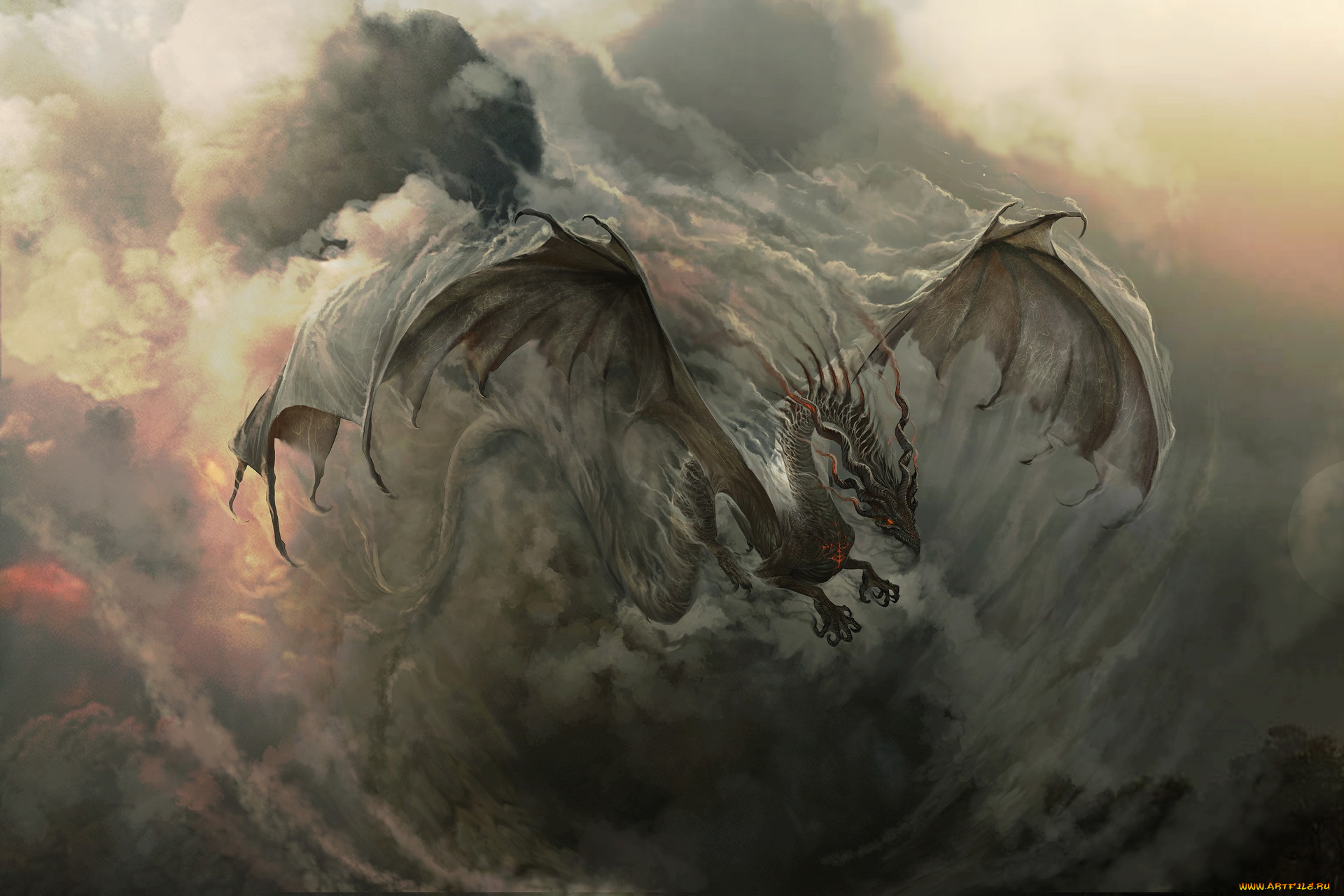 фэнтези, драконы, дракон