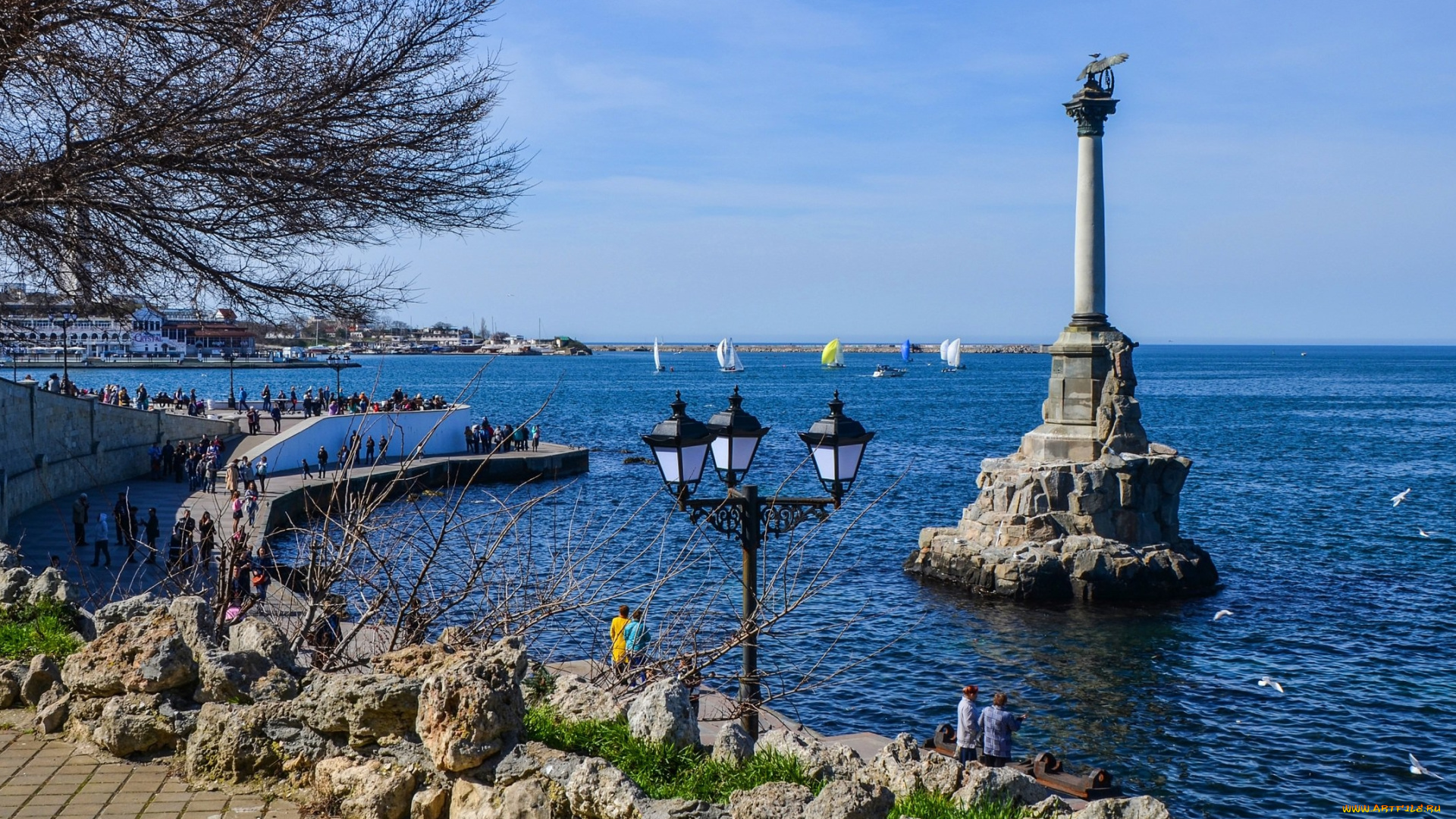 севастополь, города, -, памятники, , скульптуры, , арт-объекты, крым, город, памятник, море