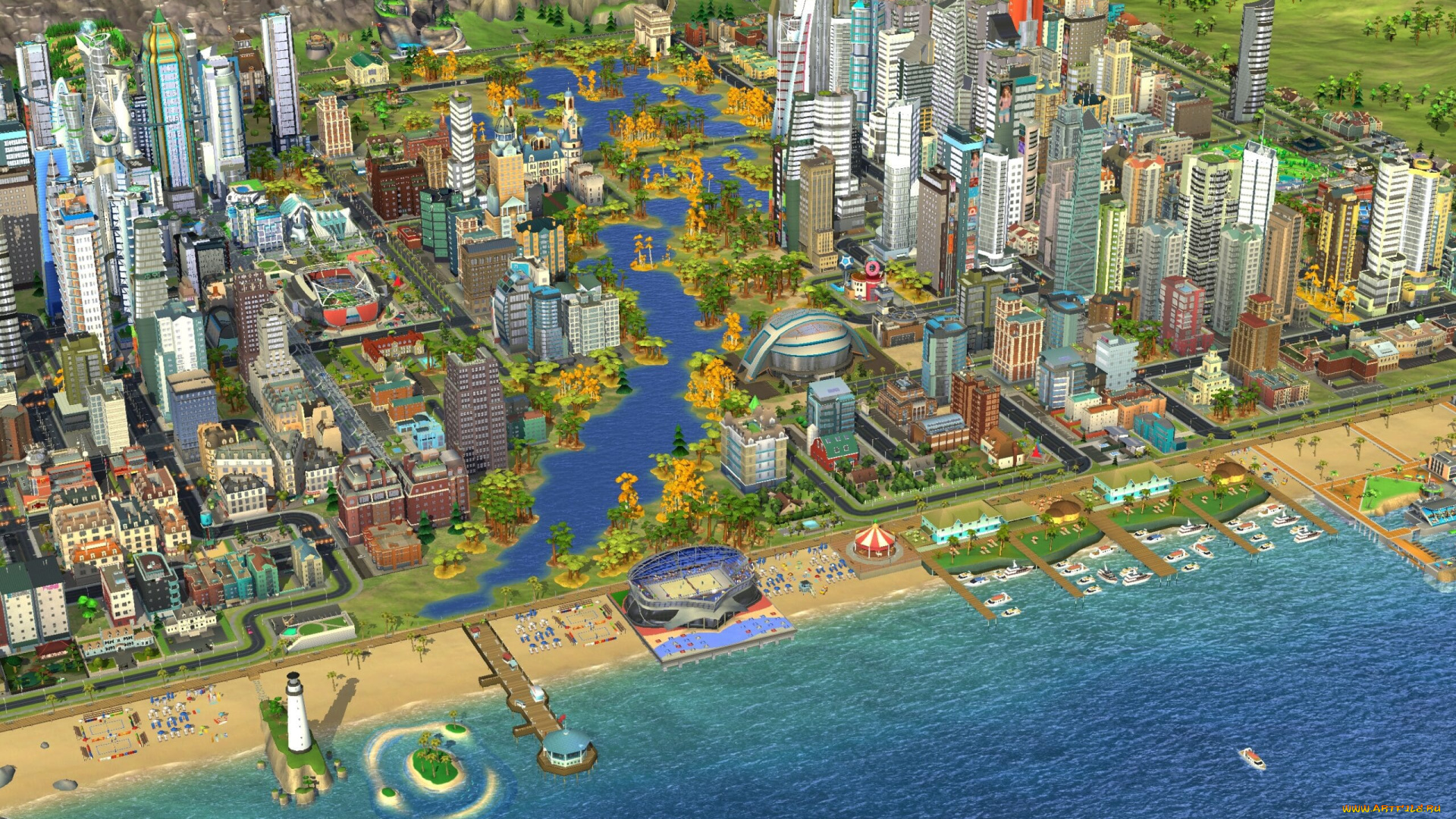 simcity, buildit, видео, игры, simcity, buildit