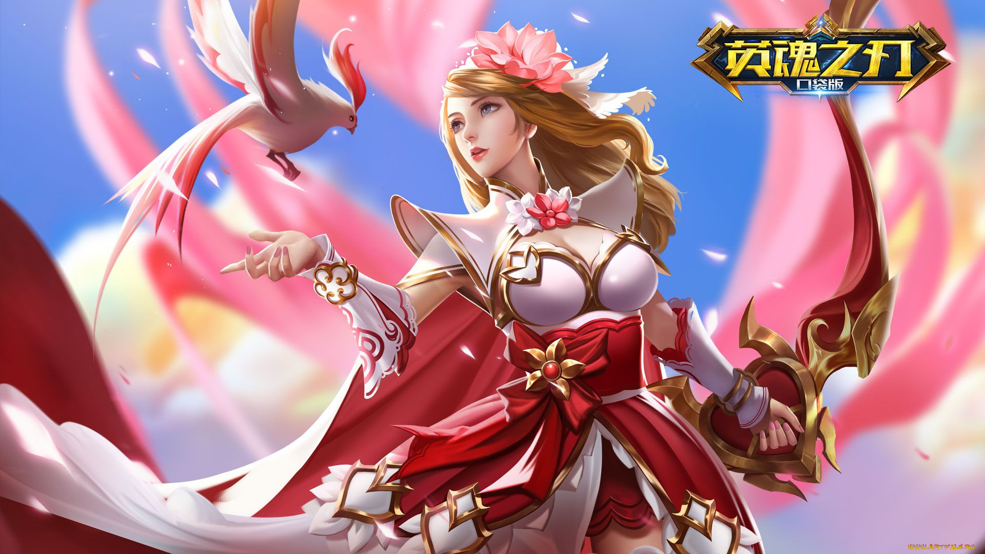 видео, игры, heroes, evolved, девушка, птица, магия