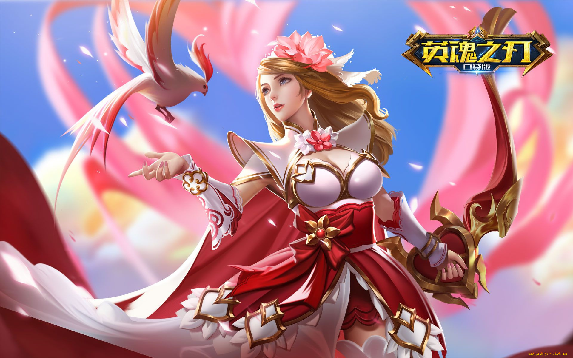 видео, игры, heroes, evolved, девушка, птица, магия