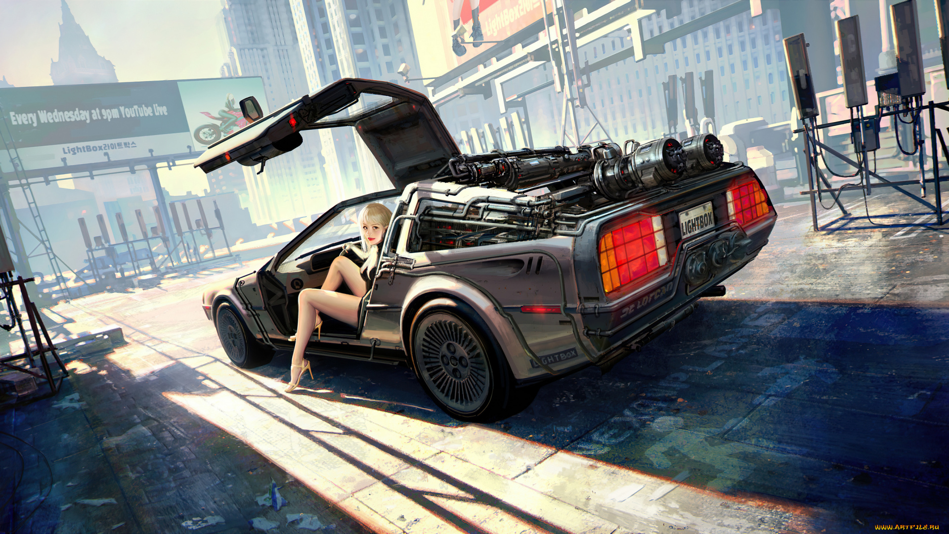 фэнтези, иные, миры, , иные, времена, delorean, shes, d9, машина, девушка