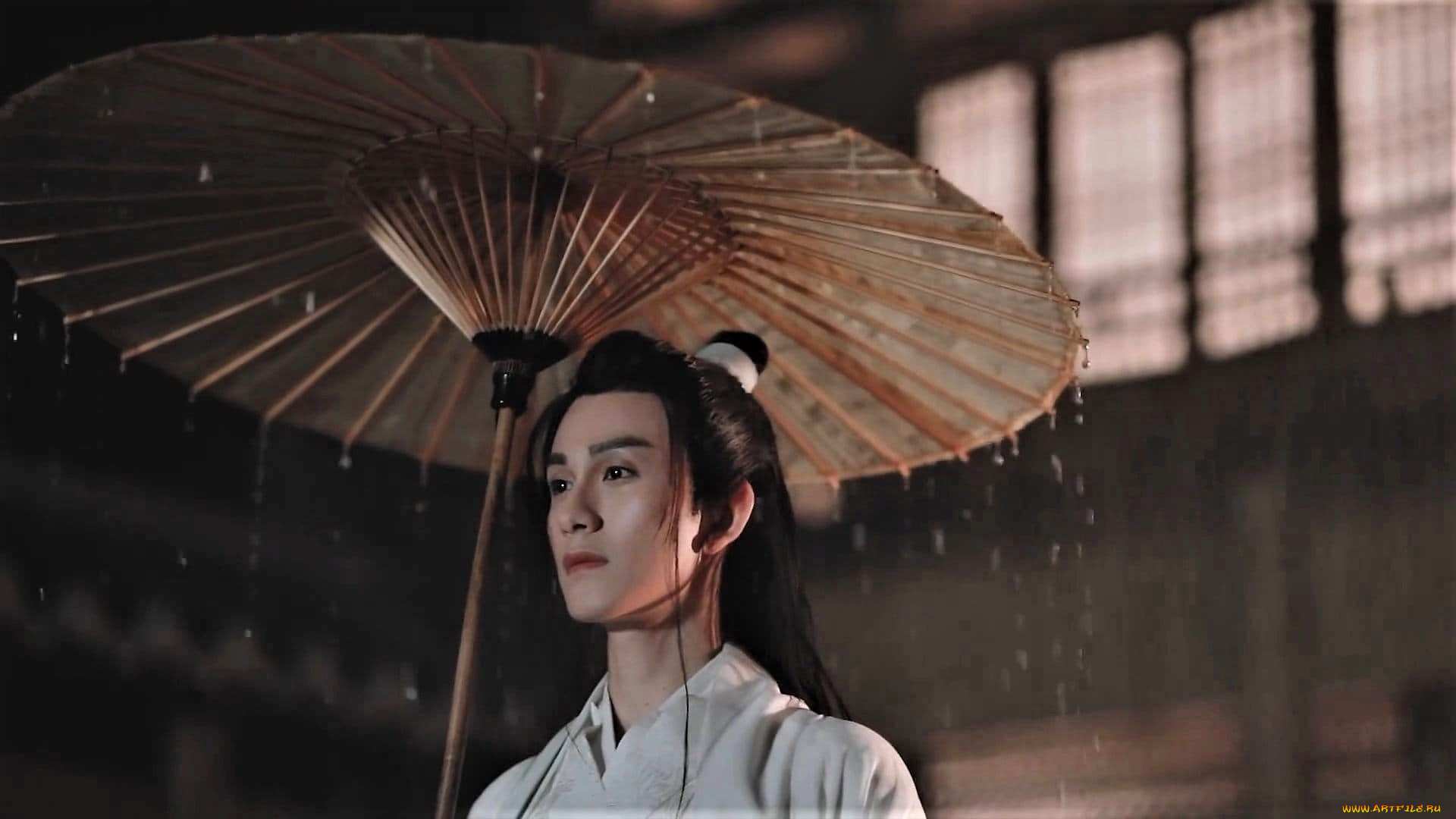 кино, фильмы, miss, the, dragon, мужчина, дождь, зонт