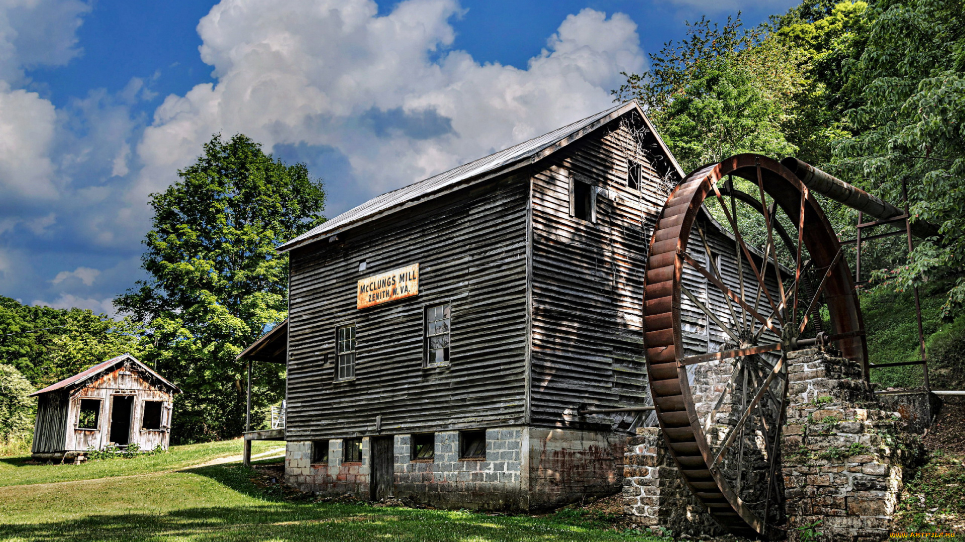 mcclungs, mill, west, virginia, разное, мельницы, mcclungs, mill, west, virginia