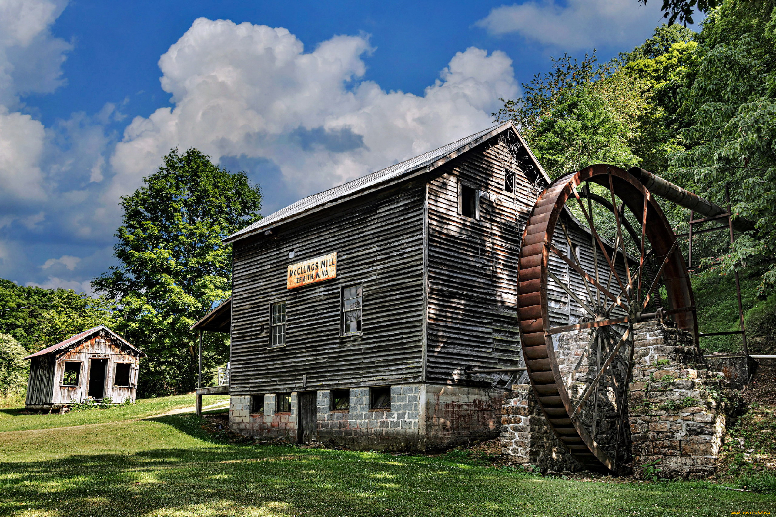 mcclungs, mill, west, virginia, разное, мельницы, mcclungs, mill, west, virginia