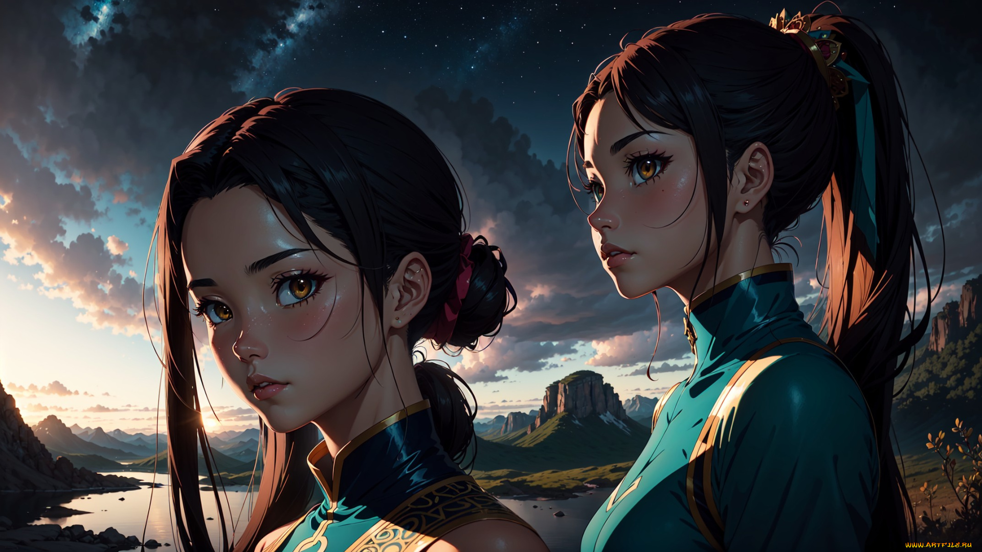 аниме, unknown, , другое, , нейросети, графика, нейроарт, ai, art, нейронные, сети, рисунки, нейро, искусство, девушка