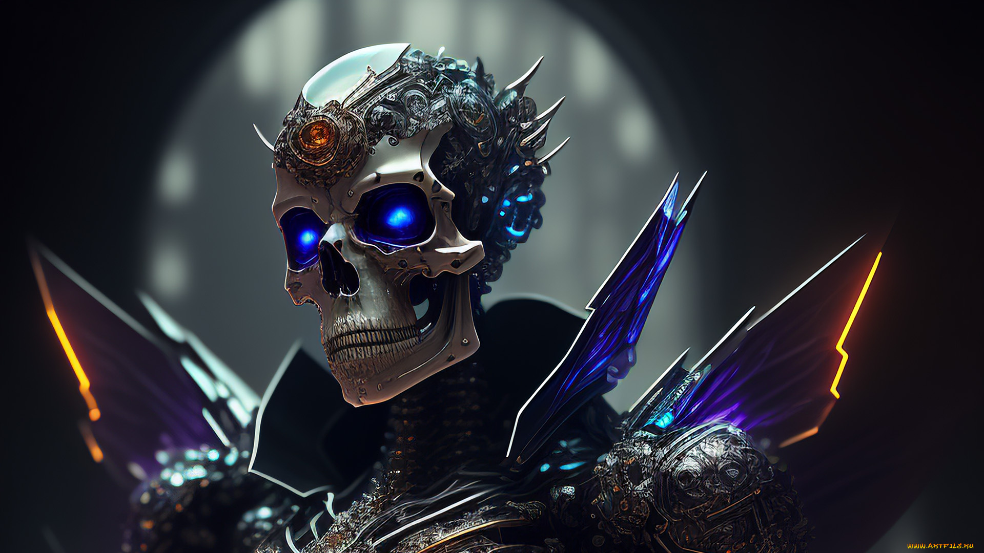 фэнтези, нежить, нейросети, графика, нейроарт, ai, art, нейронные, сети, рисунки, нейро, искусство, череп