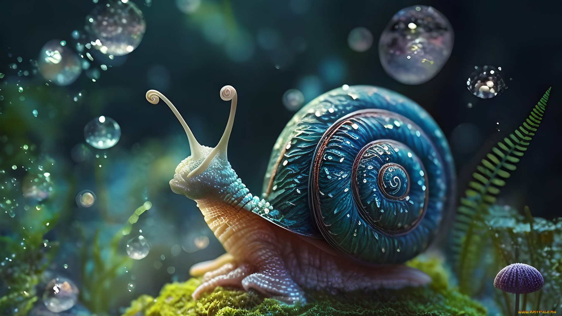 фэнтези, существа, нейросети, графика, нейроарт, ai, art, нейронные, сети, рисунки, нейро, искусство, улитка