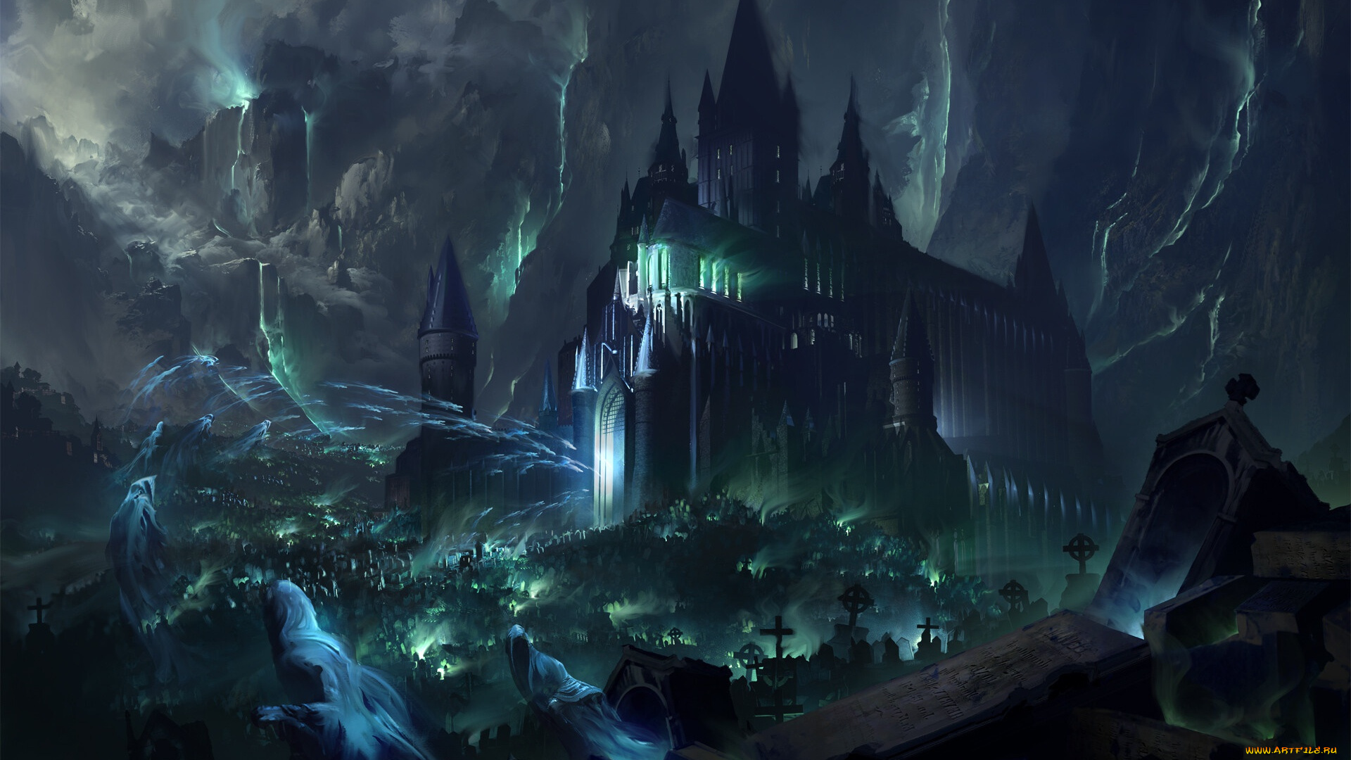 фэнтези, замки, замок