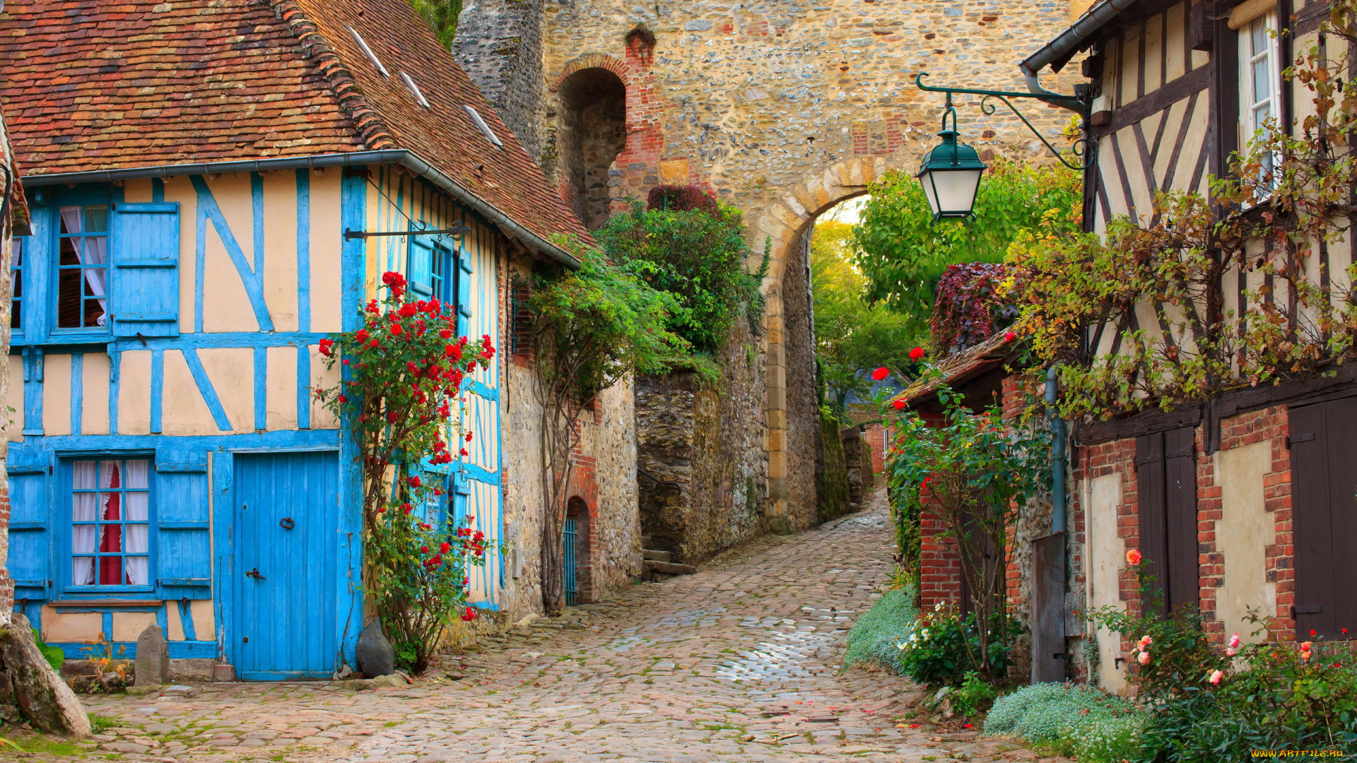 gerberoy, france, города, -, улицы, , площади, , набережные