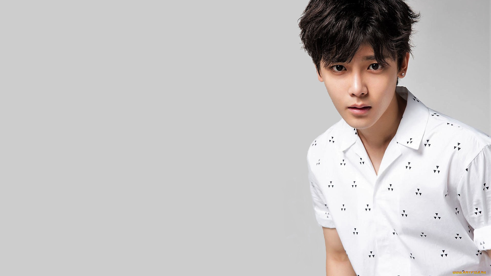 мужчины, hou, ming, hao, актер, рубашка