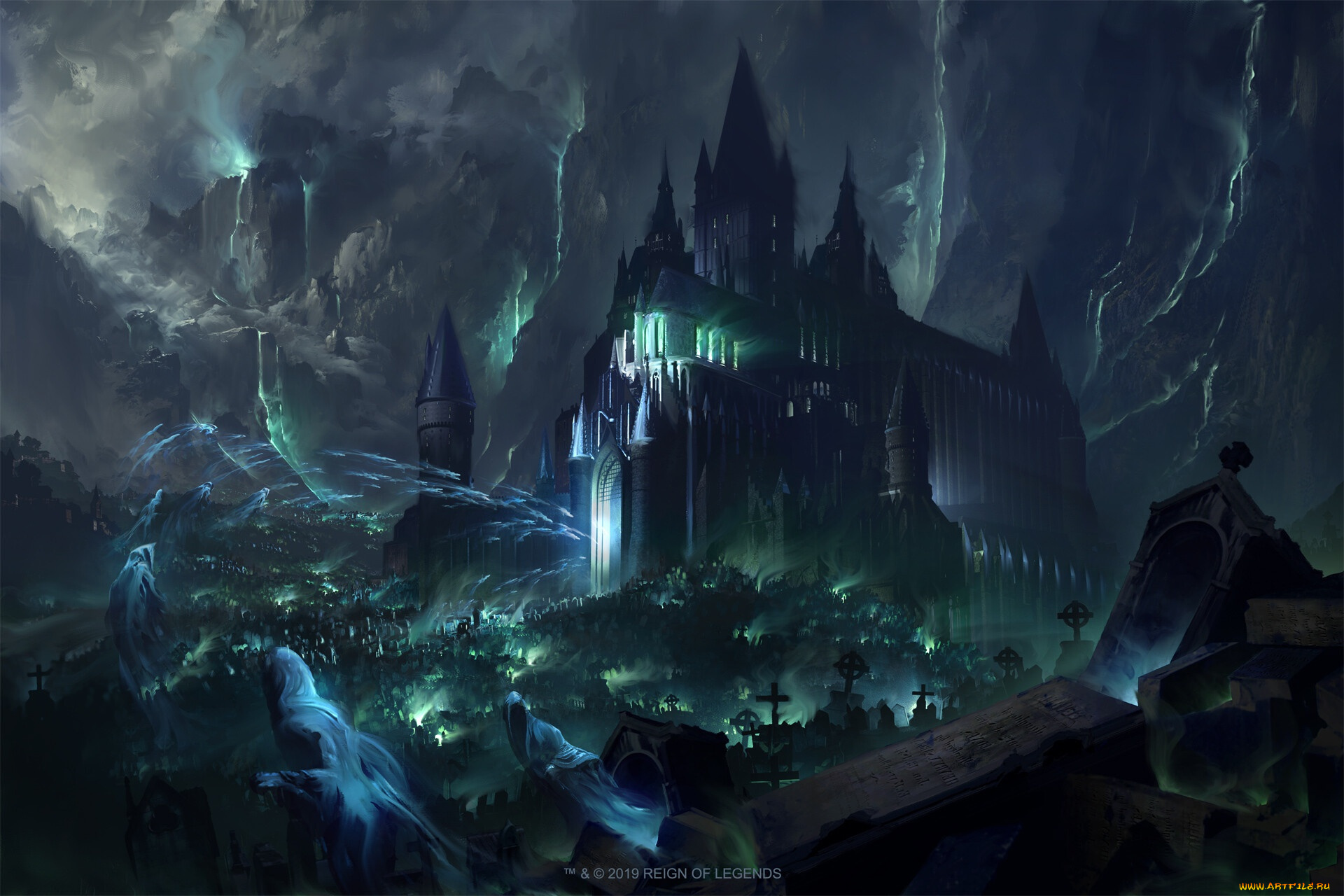 фэнтези, замки, замок