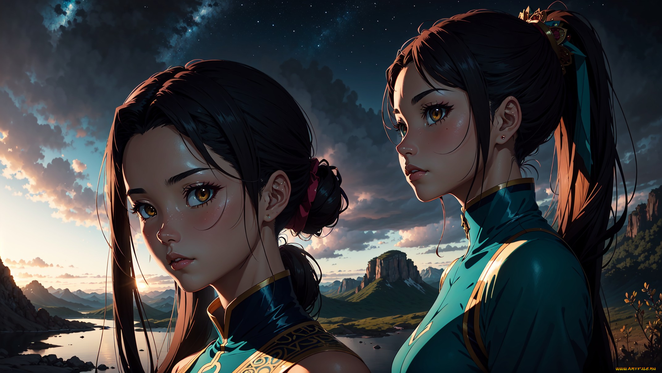 аниме, unknown, , другое, , нейросети, графика, нейроарт, ai, art, нейронные, сети, рисунки, нейро, искусство, девушка