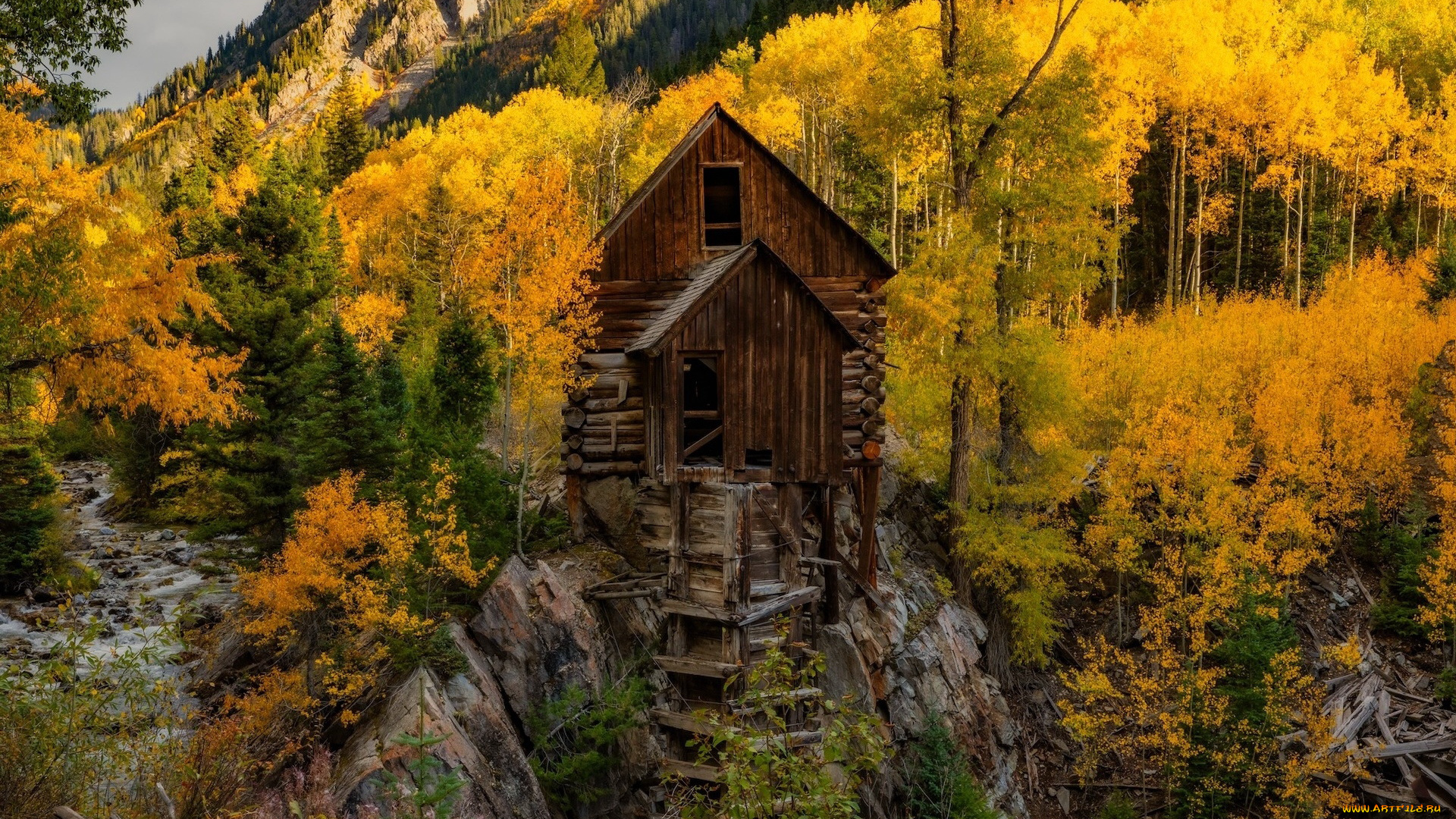 crystal, mill, colorado, разное, мельницы, crystal, mill