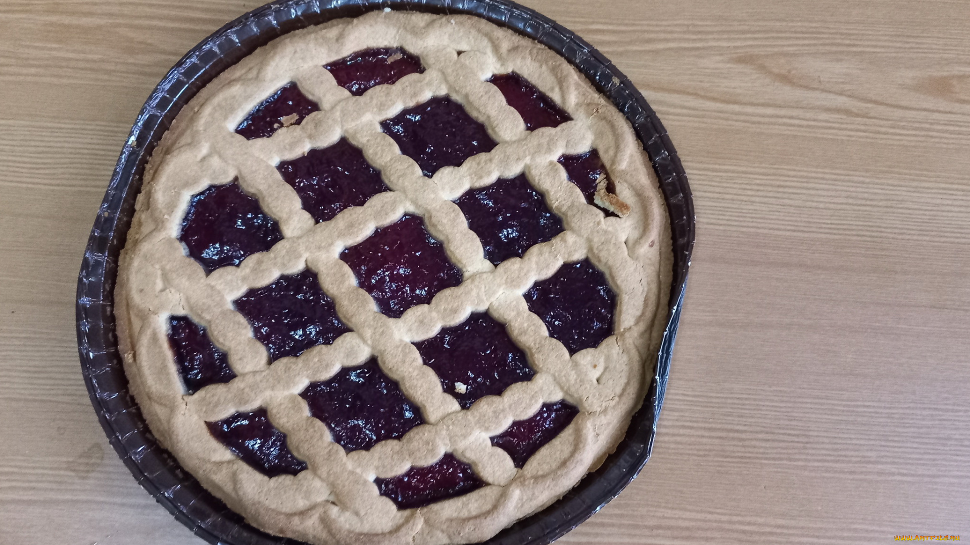 еда, пироги, вишнёвый, пирог