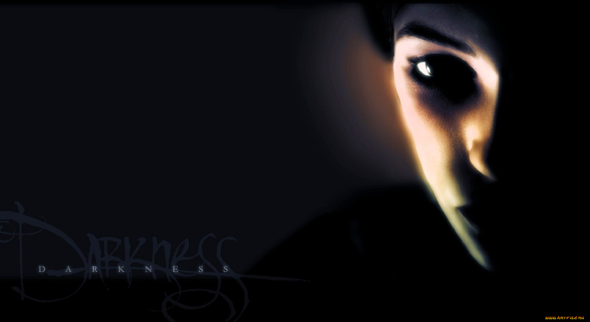 видео, игры, the, darkness, девушка, лицо, взгляд