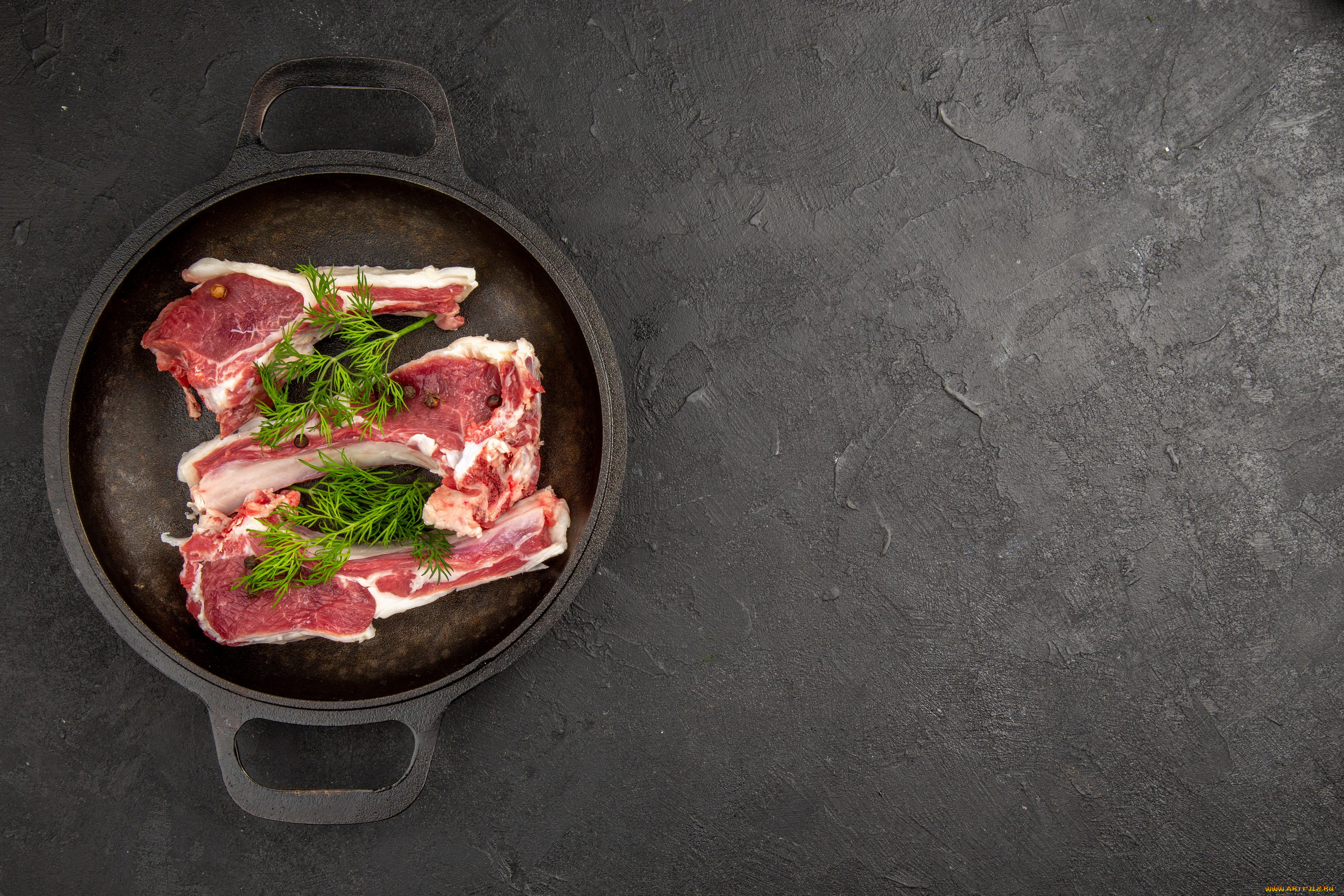 еда, мясные, блюда, укроп, мясо, свежее