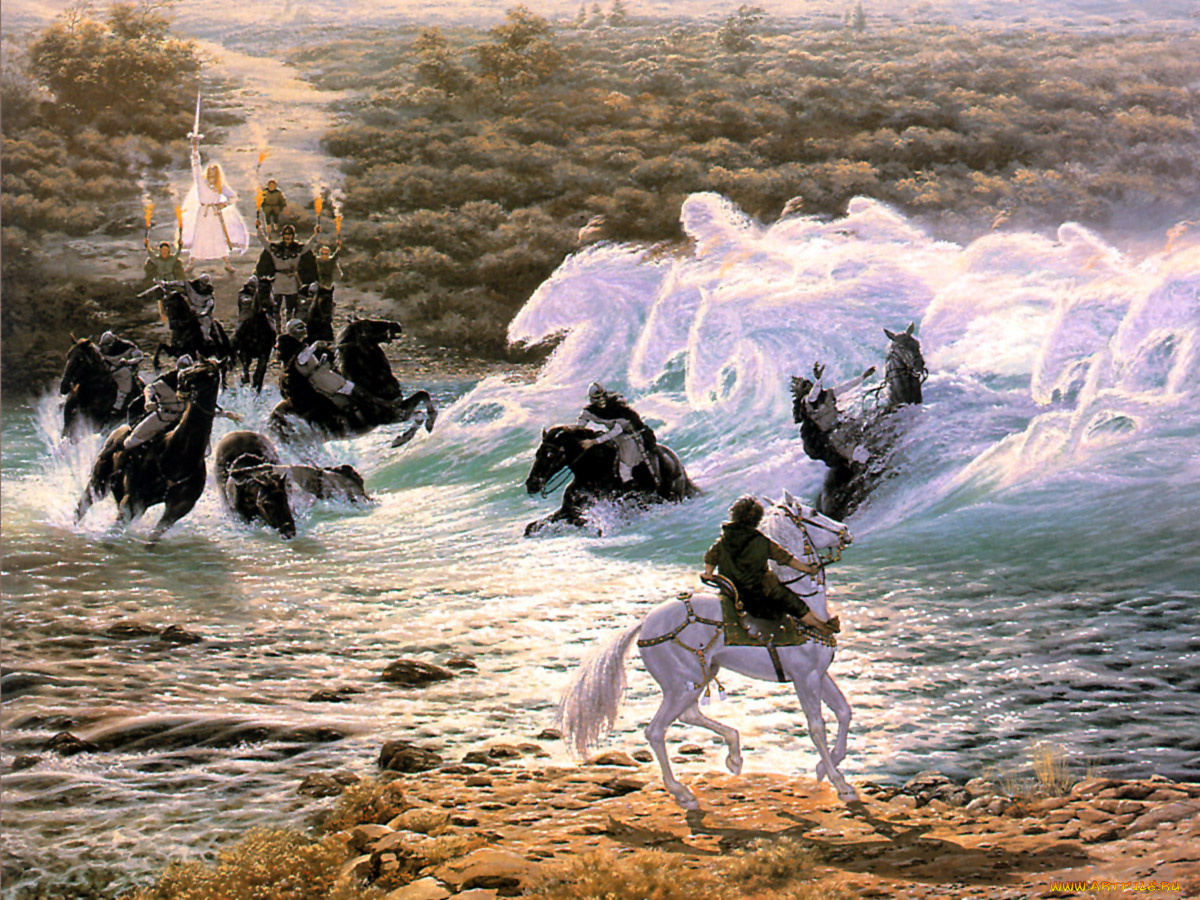 фэнтези, всадники, наездники