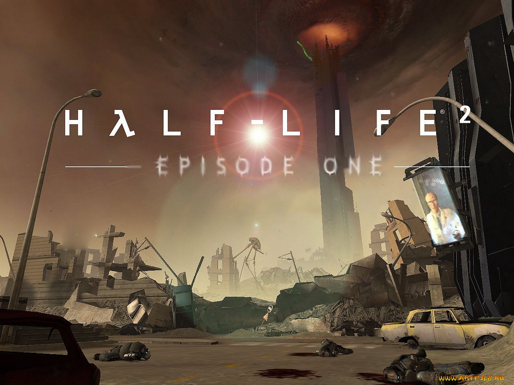 видео, игры, half, life, episode, one