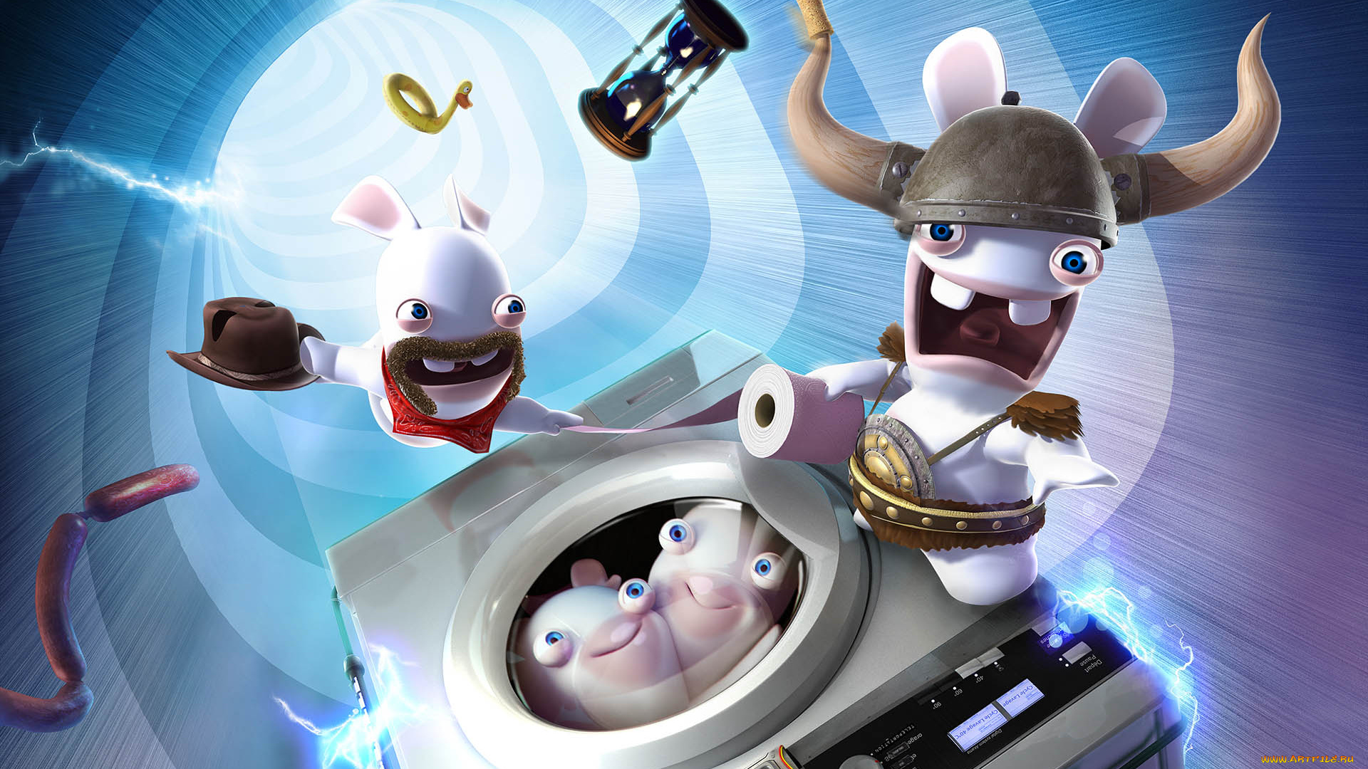 raving, rabbids, travel, in, time, видео, игры