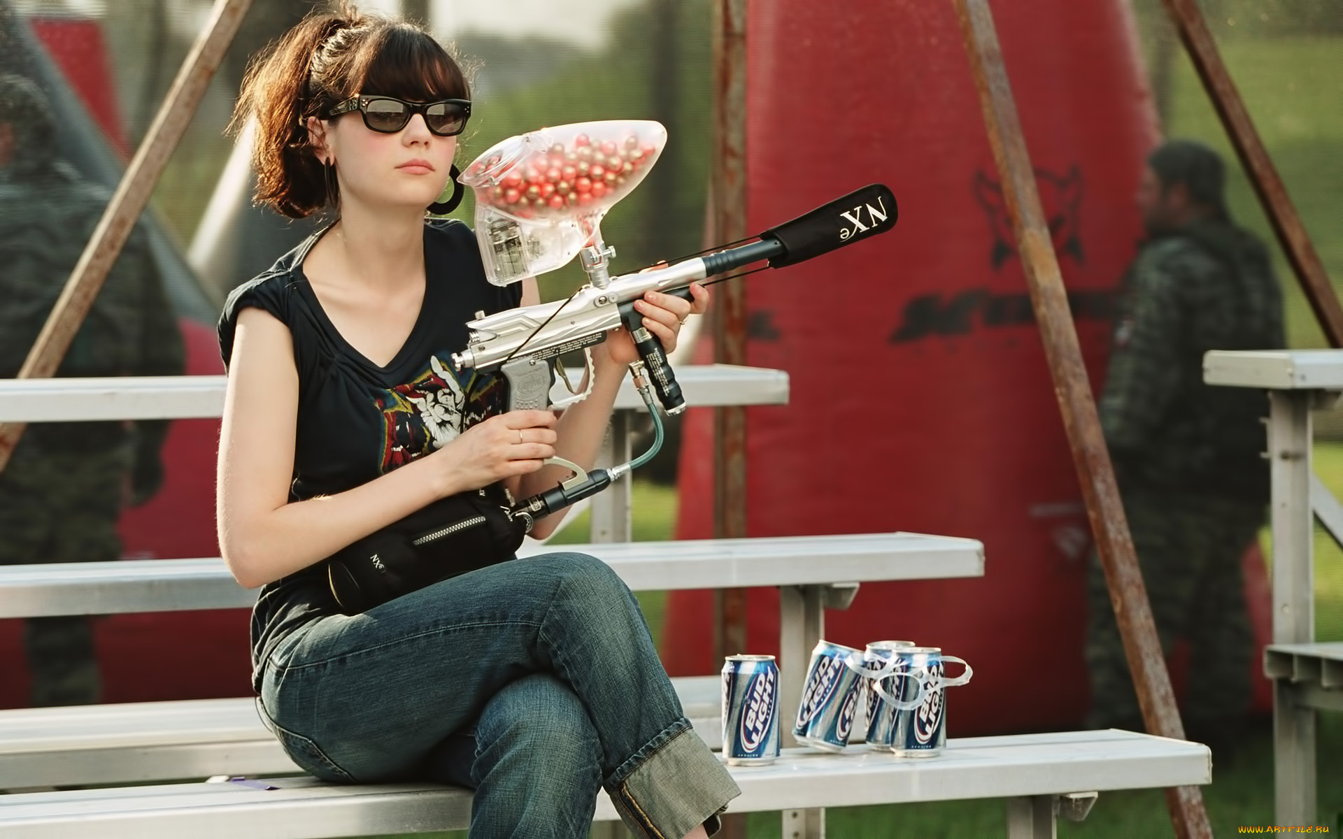 Zooey, Deschanel, девушки