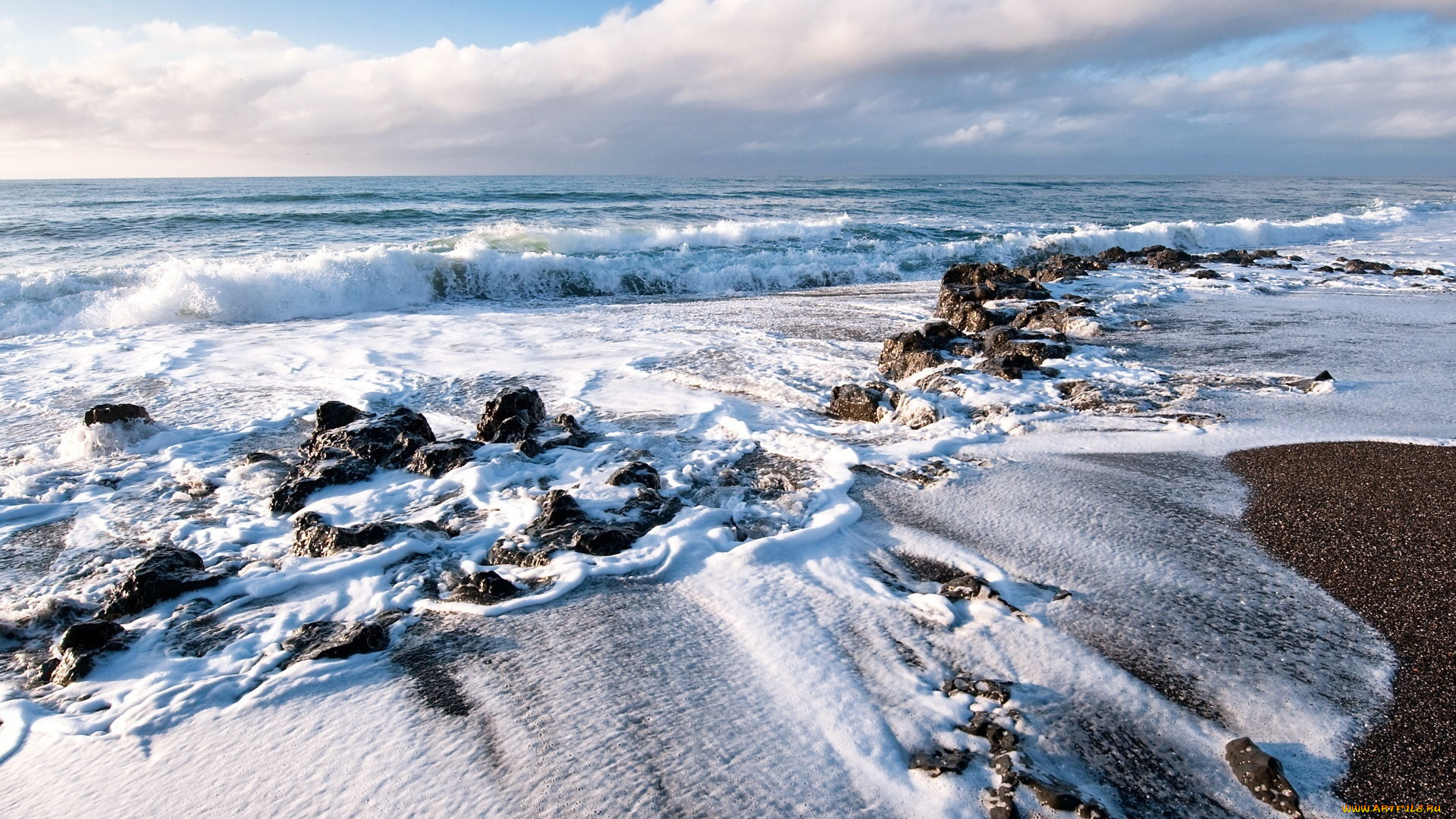 природа, моря, океаны, прибой