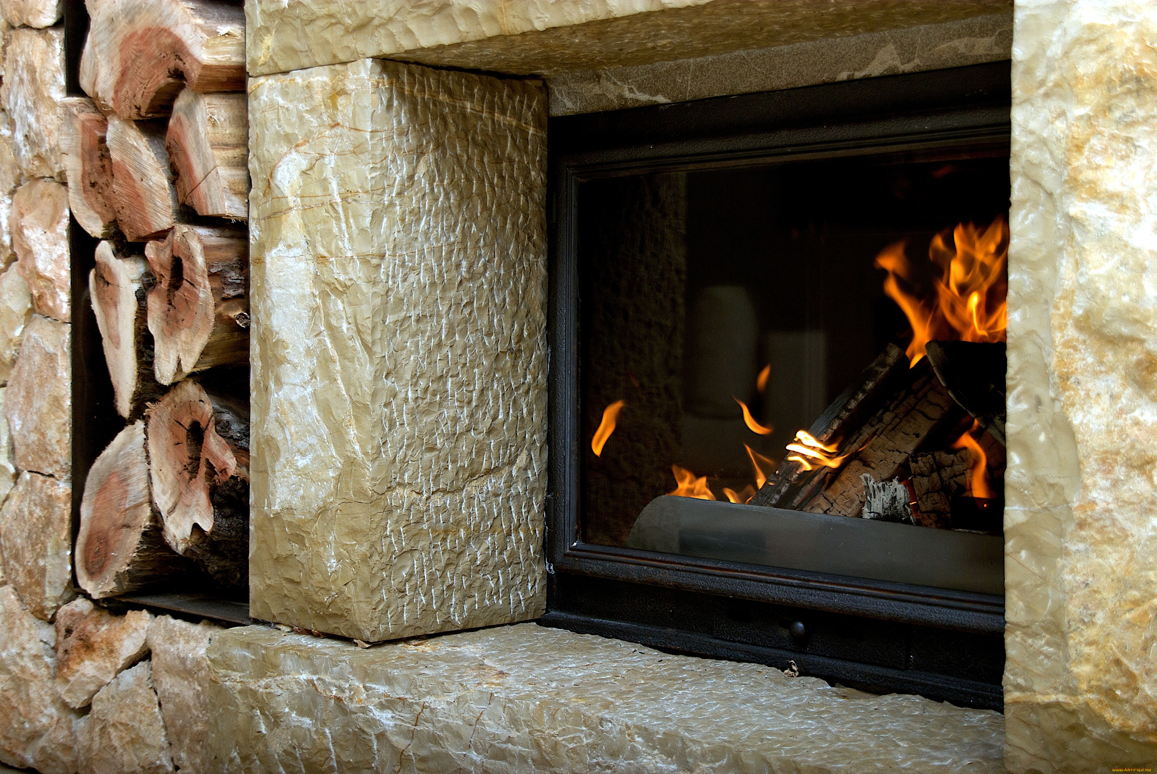 интерьер, камины, камин