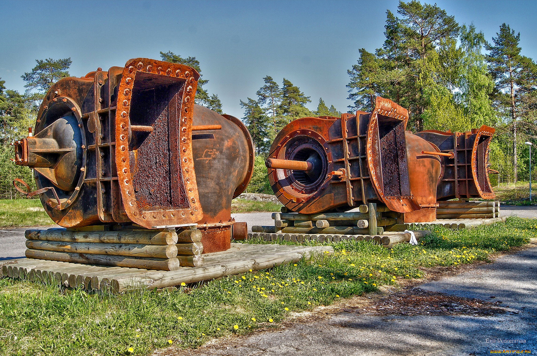 разное, развалины, руины, металлолом, железо