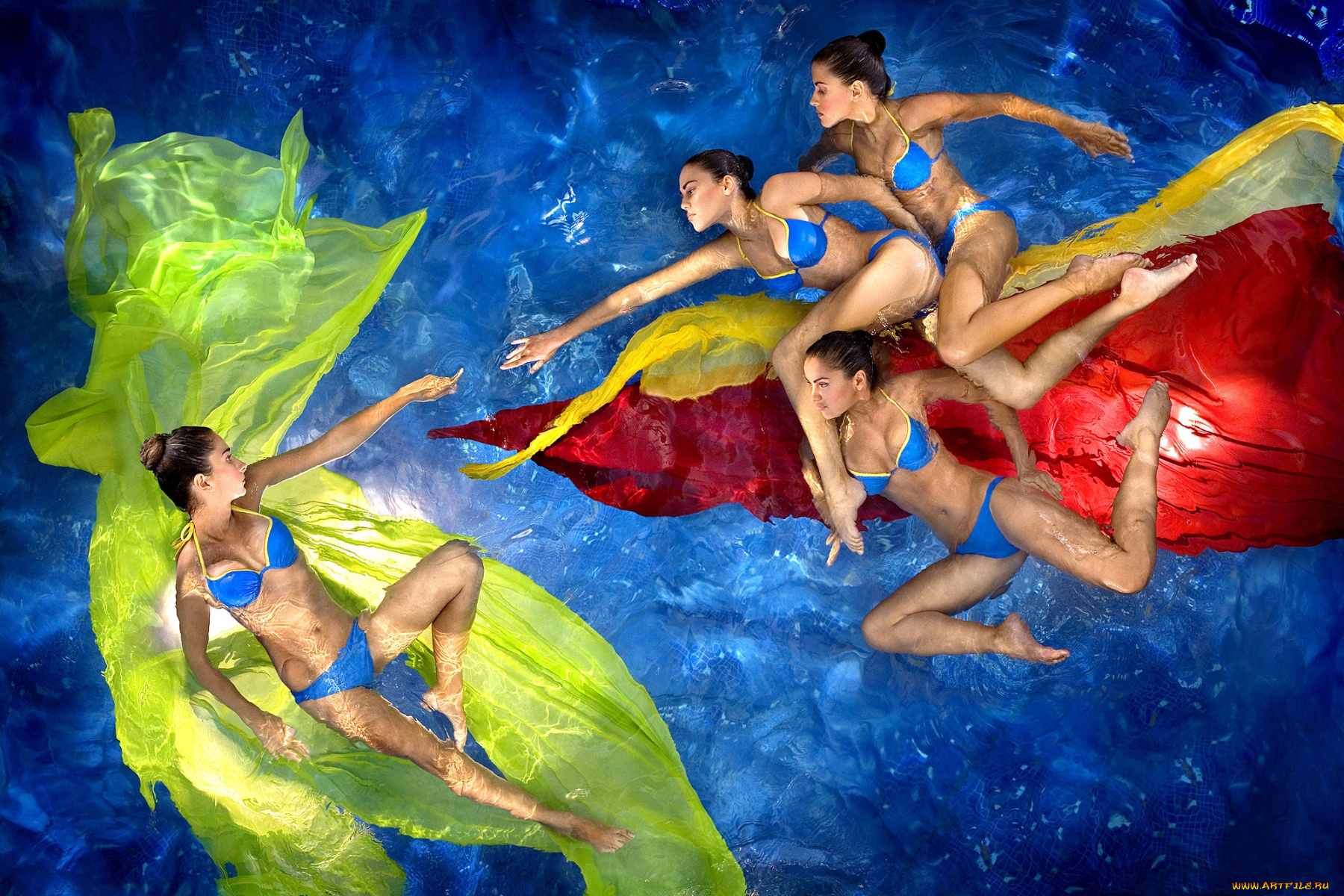 -Unsort, Группа, девушек, девушки, unsort, группа, девушек, вода, купальники