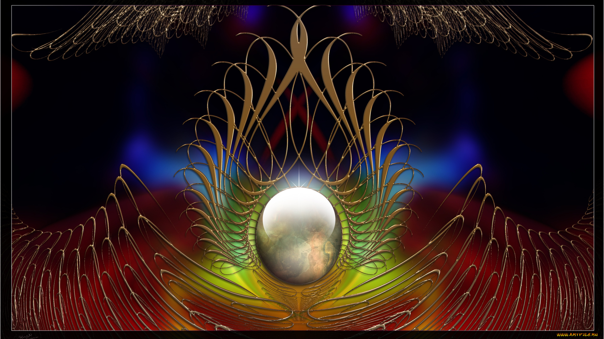 3д, графика, fractal, фракталы, фрактал