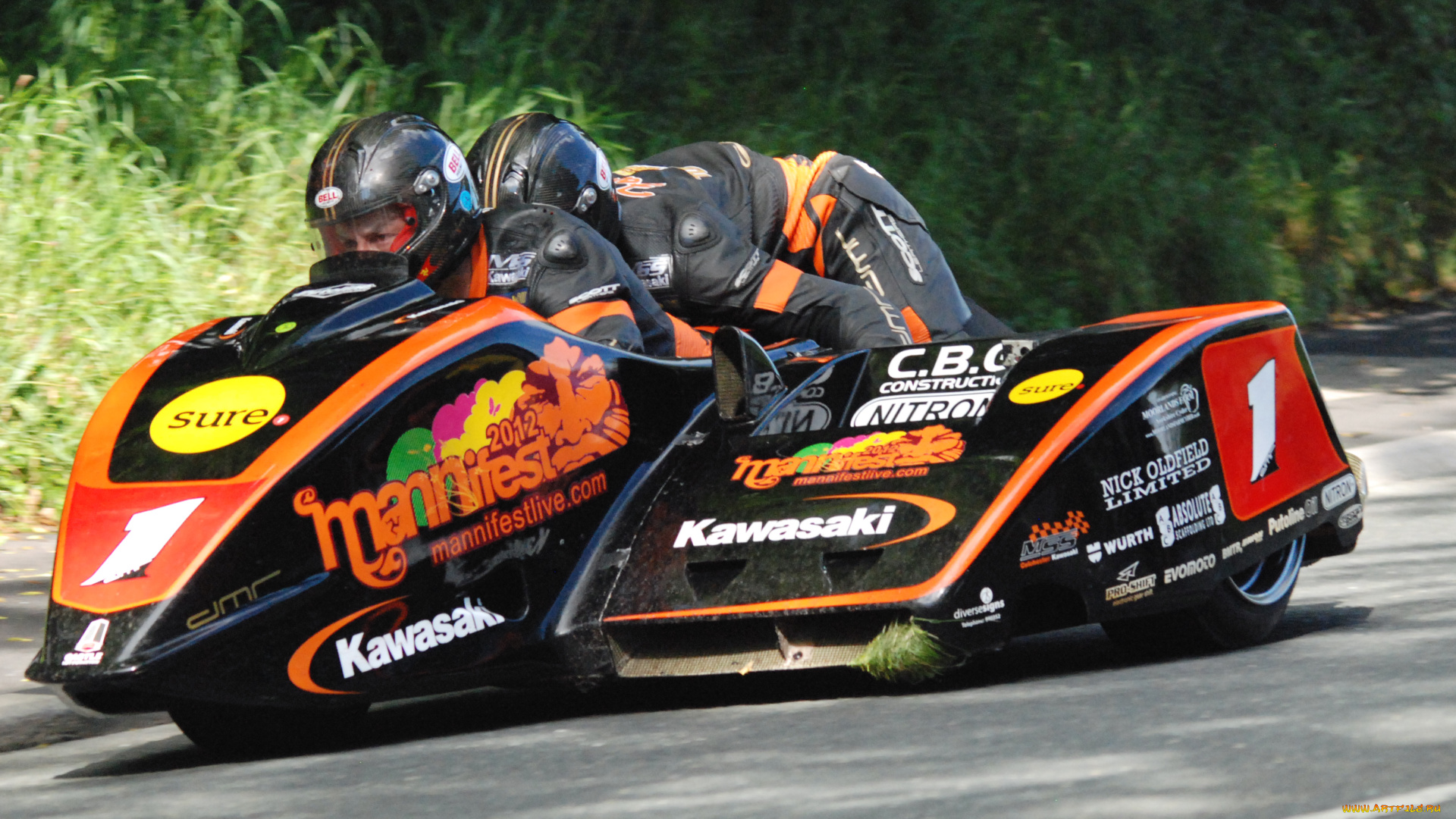 dave, moleynoix, appledean, спорт, мотокросс, гонщики, с, коляской, мотоцикл, трасса