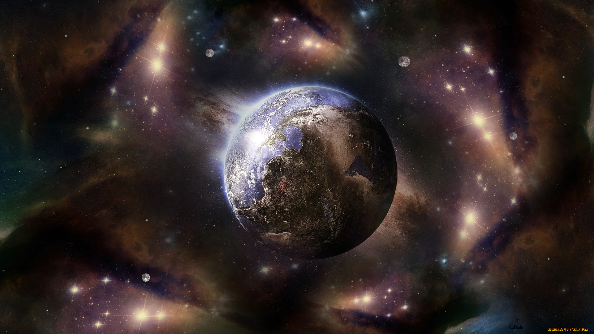 lost, in, space, космос, арт, планета, пространство