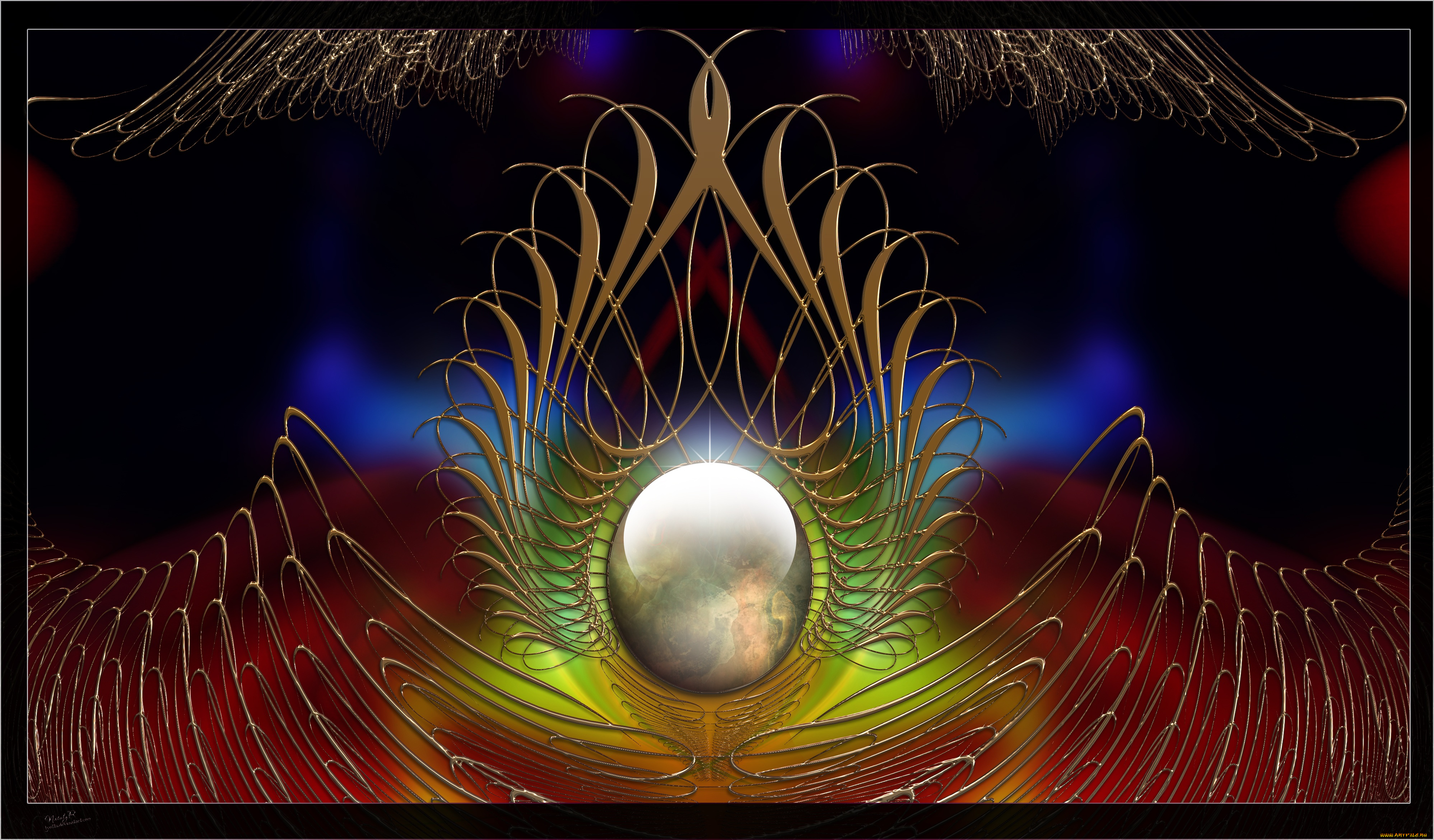 3д, графика, fractal, фракталы, фрактал