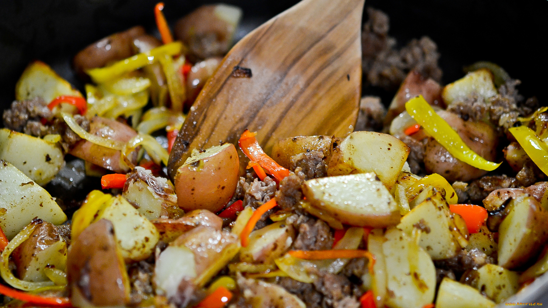 еда, вторые, блюда, картошка