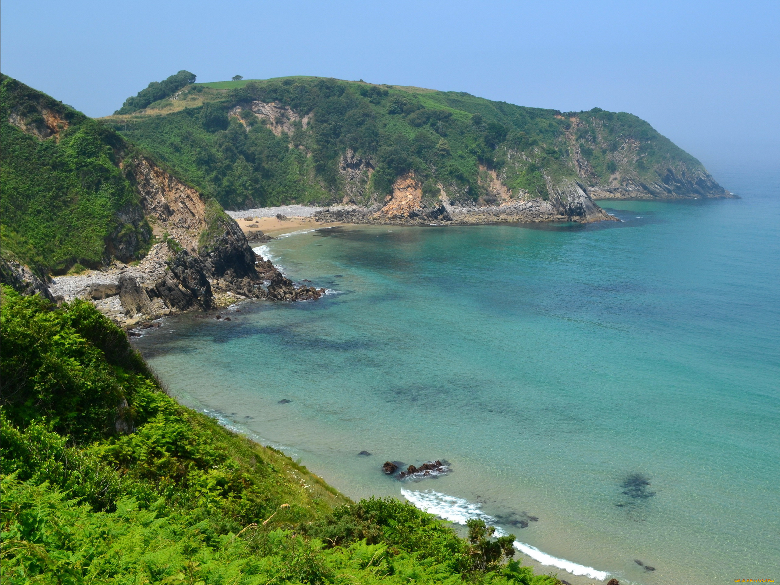 испания, кантабрия, природа, побережье, море