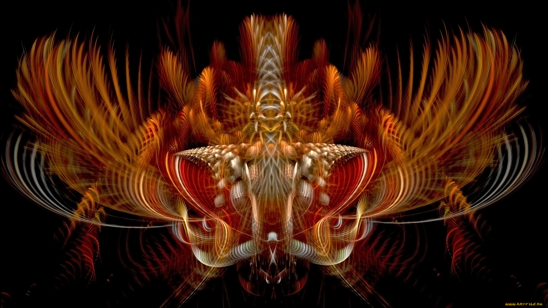 3д, графика, фракталы, , fractal, цвета, фон, узор