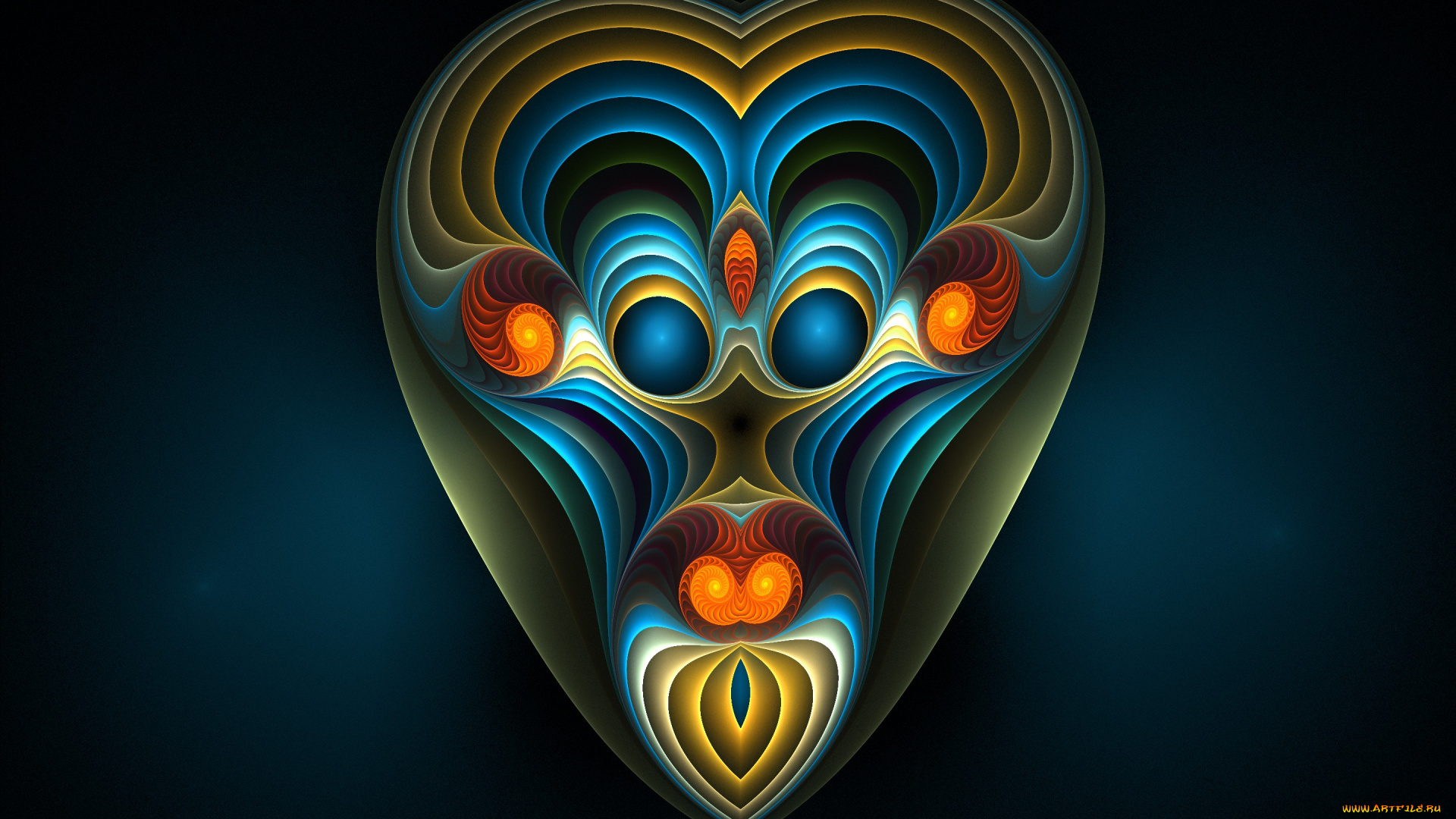 3д, графика, фракталы, , fractal, фон, узор, цвета