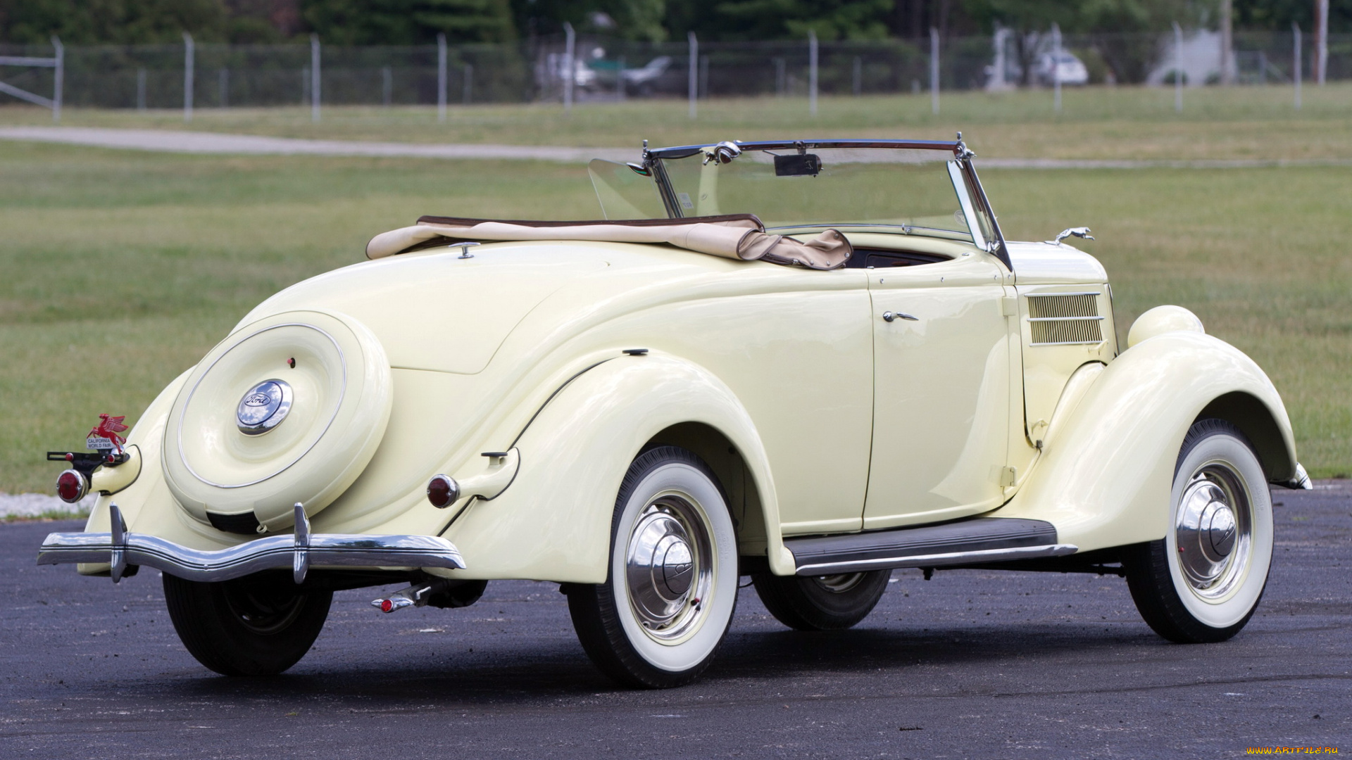автомобили, классика, 1936г, ford, v8, deluxe, roadster, светлый