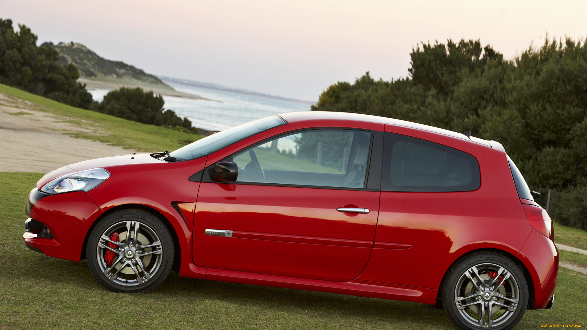 автомобили, renault, clio, r, s, au-spec, красный