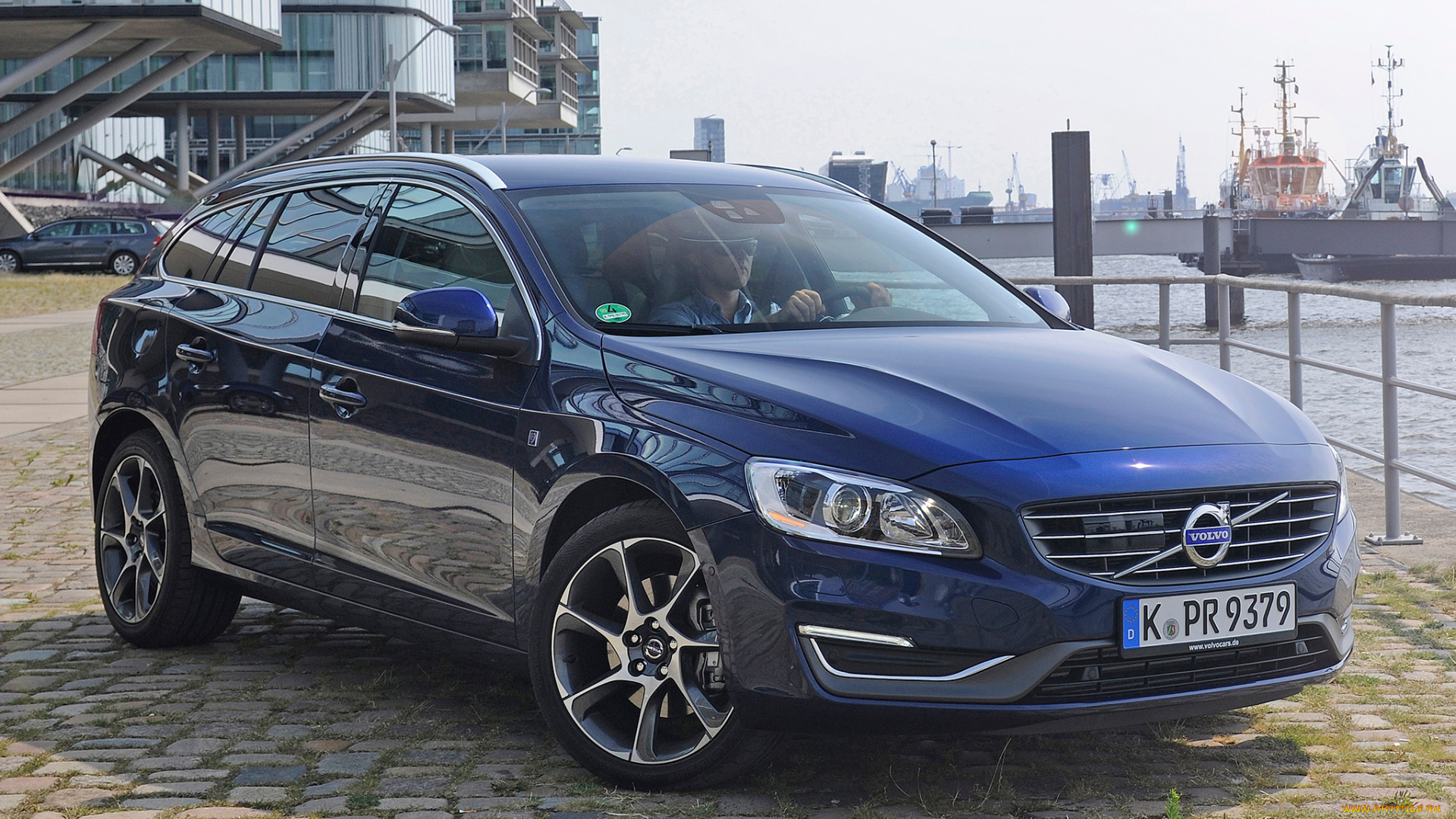 автомобили, volvo, синий, 2014г, ocean, race, v60