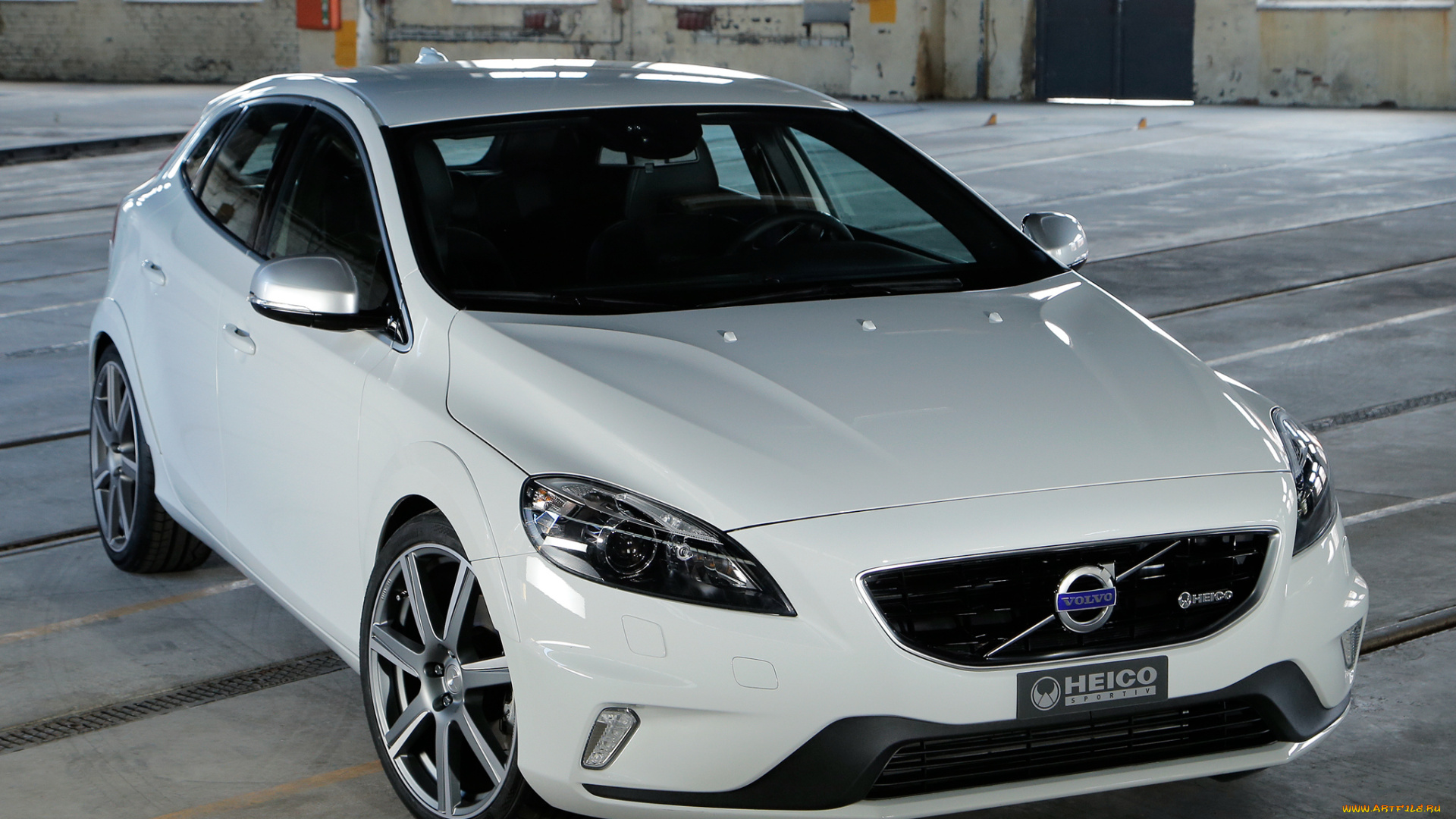 автомобили, volvo, v40, светлый, sportiv, heico, 2014г, r-design