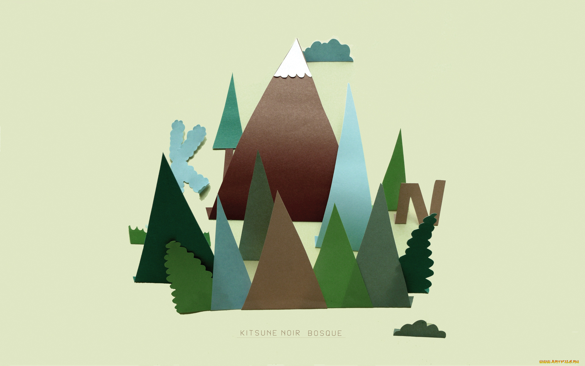 разное, ремесла, , поделки, , рукоделие, бумага, поделка, аппликация, природа, горы, буквы, облака, деревья