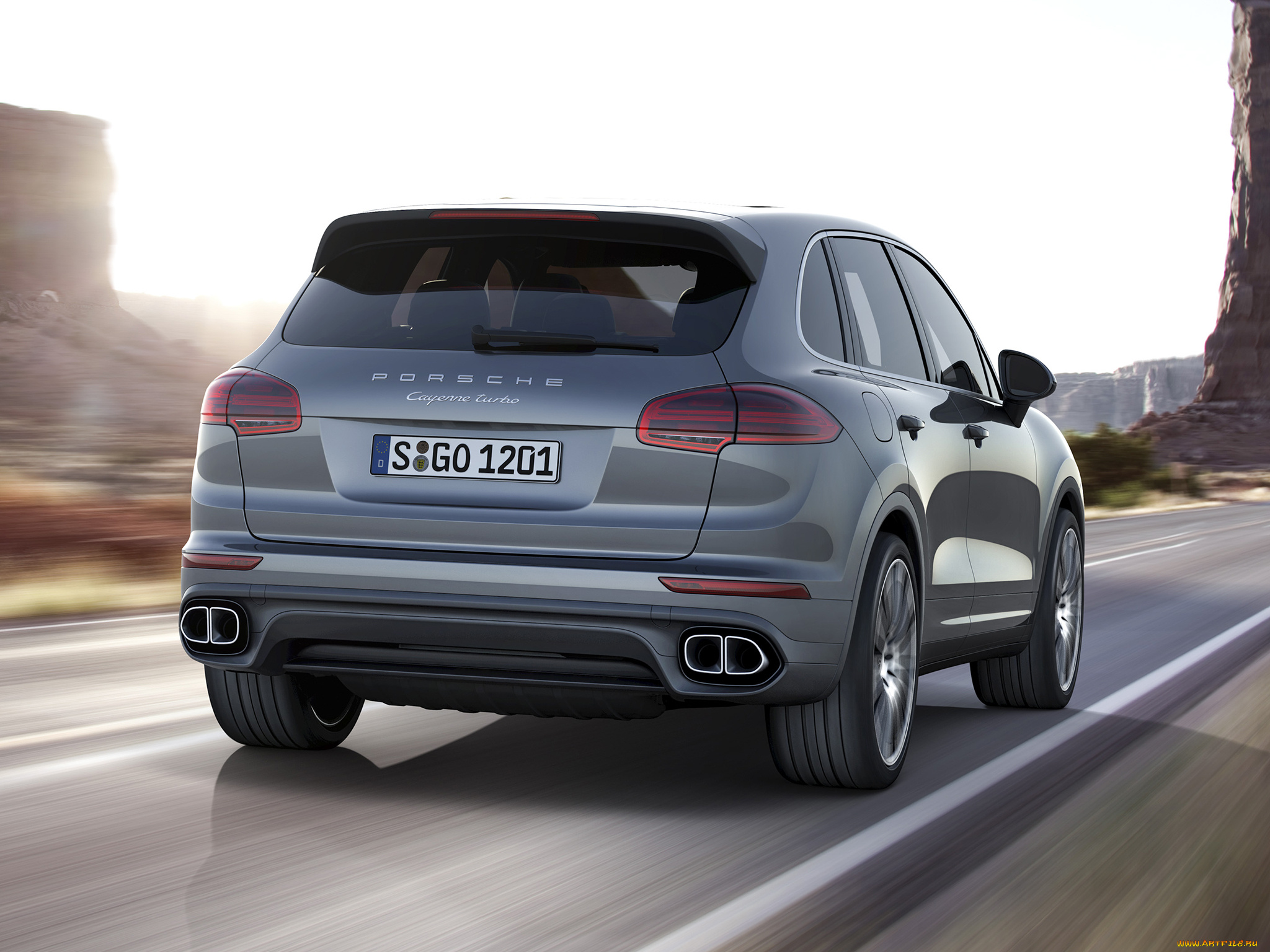 автомобили, porsche, cayenne, turbo, 958, 2014г