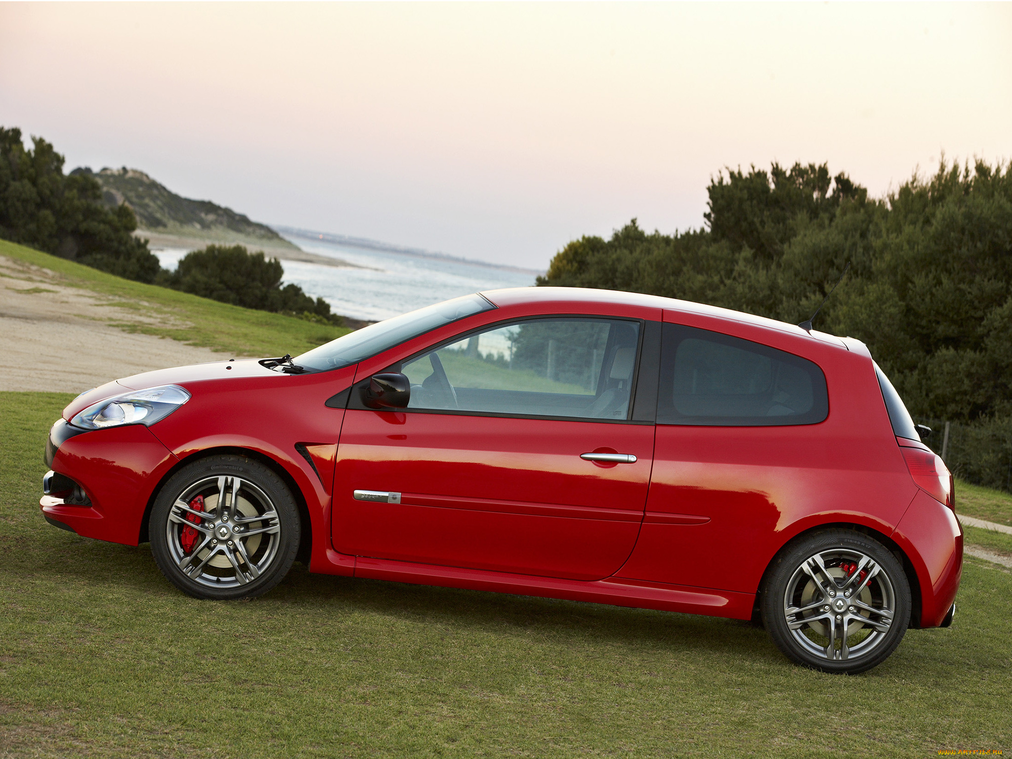 автомобили, renault, clio, r, s, au-spec, красный