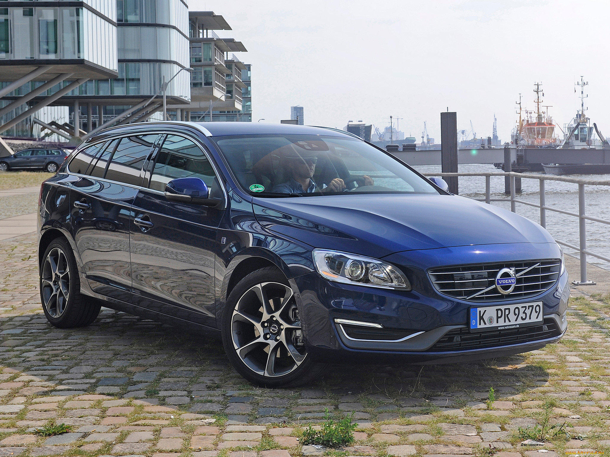 автомобили, volvo, синий, 2014г, ocean, race, v60