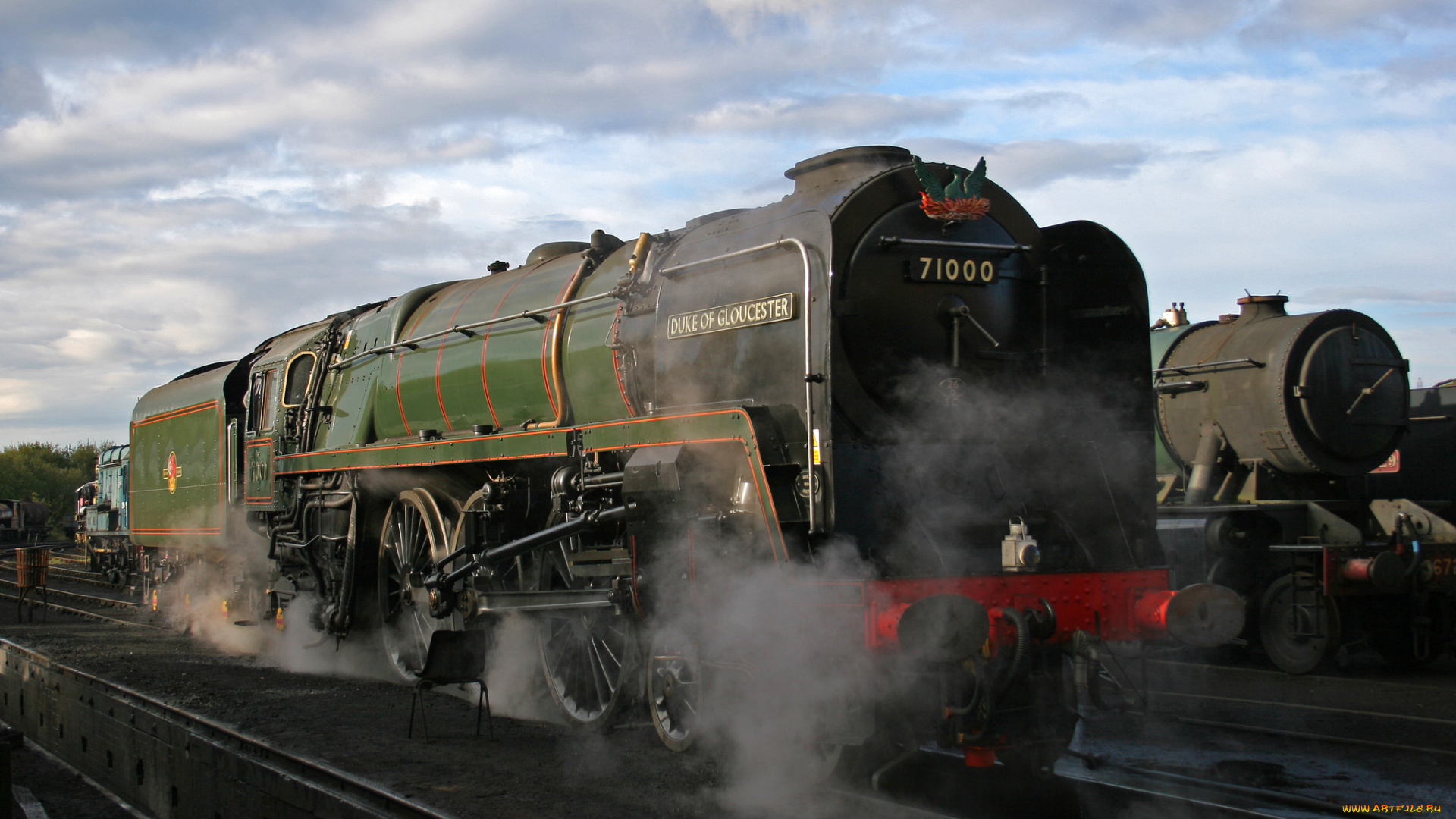 техника, паровозы, железная, дорога, рельсы, паровоз